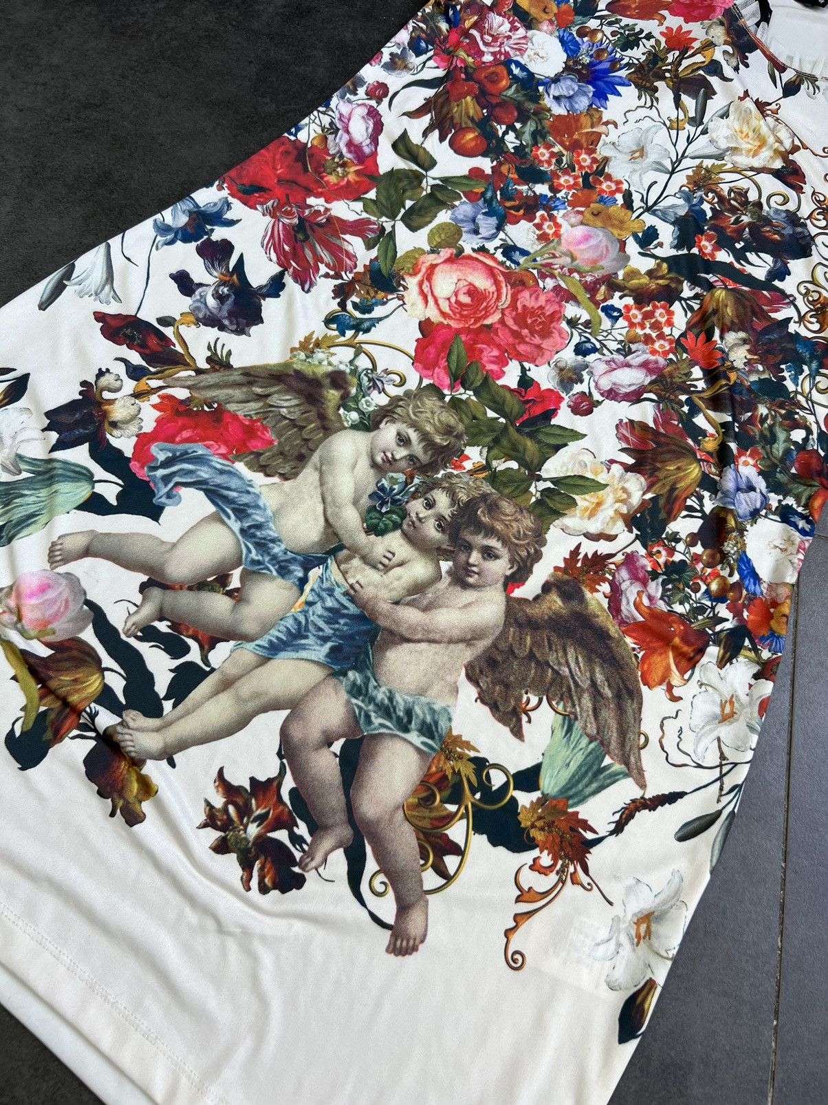 Dolce & Gabbana Vintage Dolce Gabbana flowers cherubs romantic dress Size S / US 4 / IT 40 - 3 Thumbnail