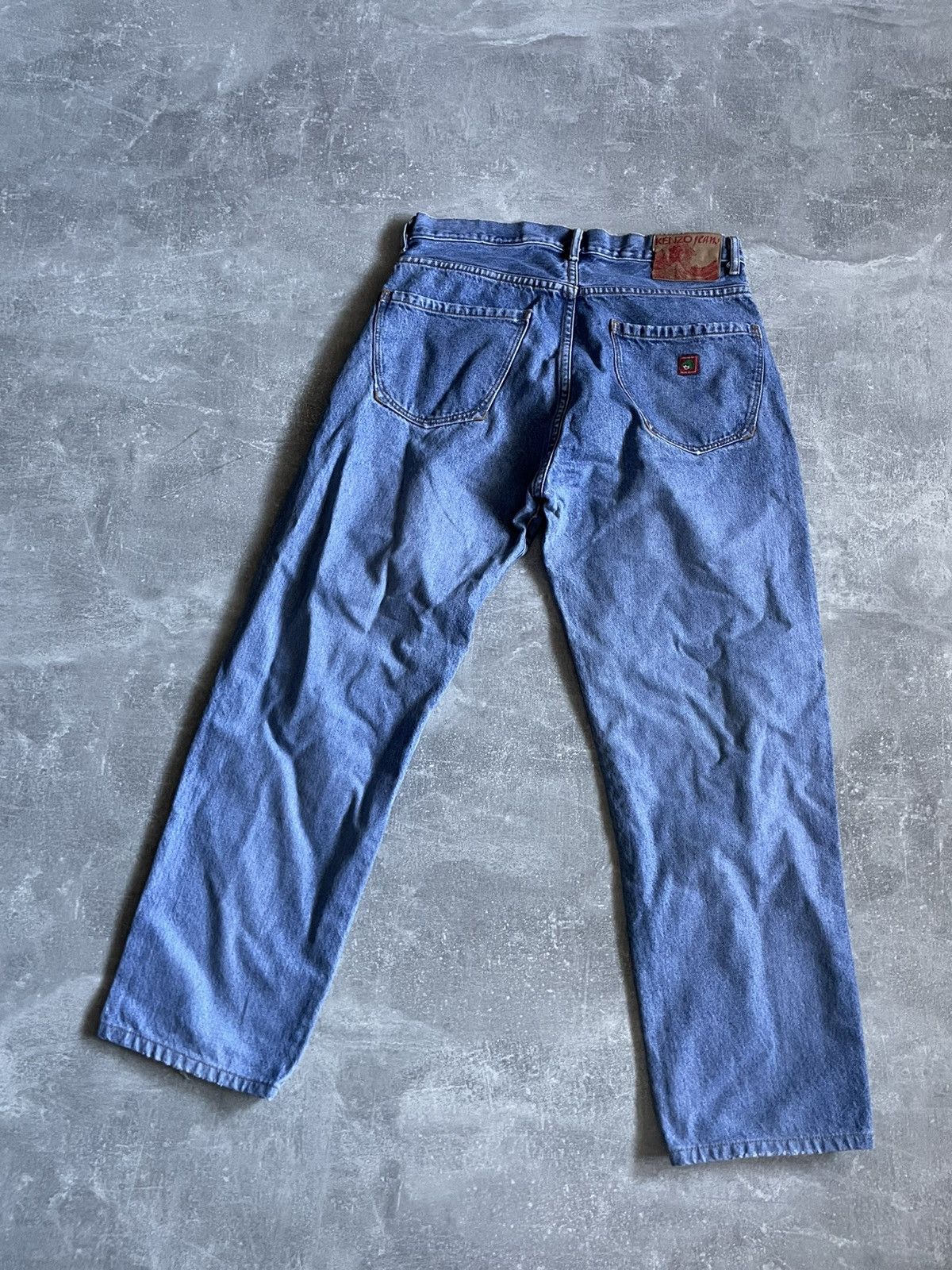 Kenzo Vintage Jeans old money pants 1933 denim luxury wash