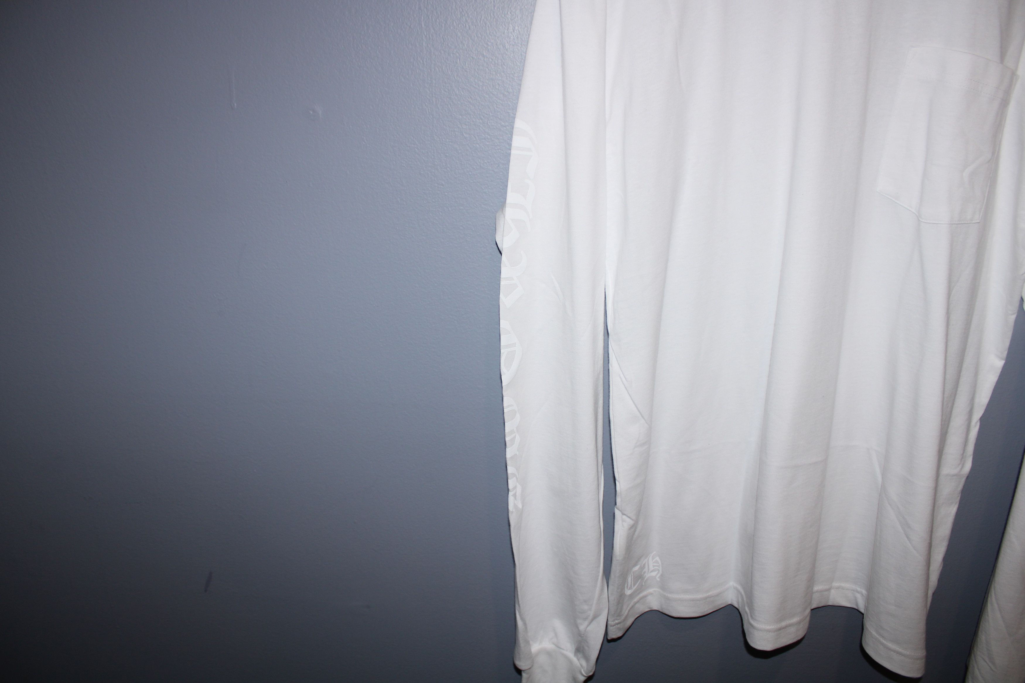 Chrome Hearts CHROME HEARTS WHITE NECK LOGO LONG SLEEVE Size US L / EU 52-54 / 3 - 5 Thumbnail