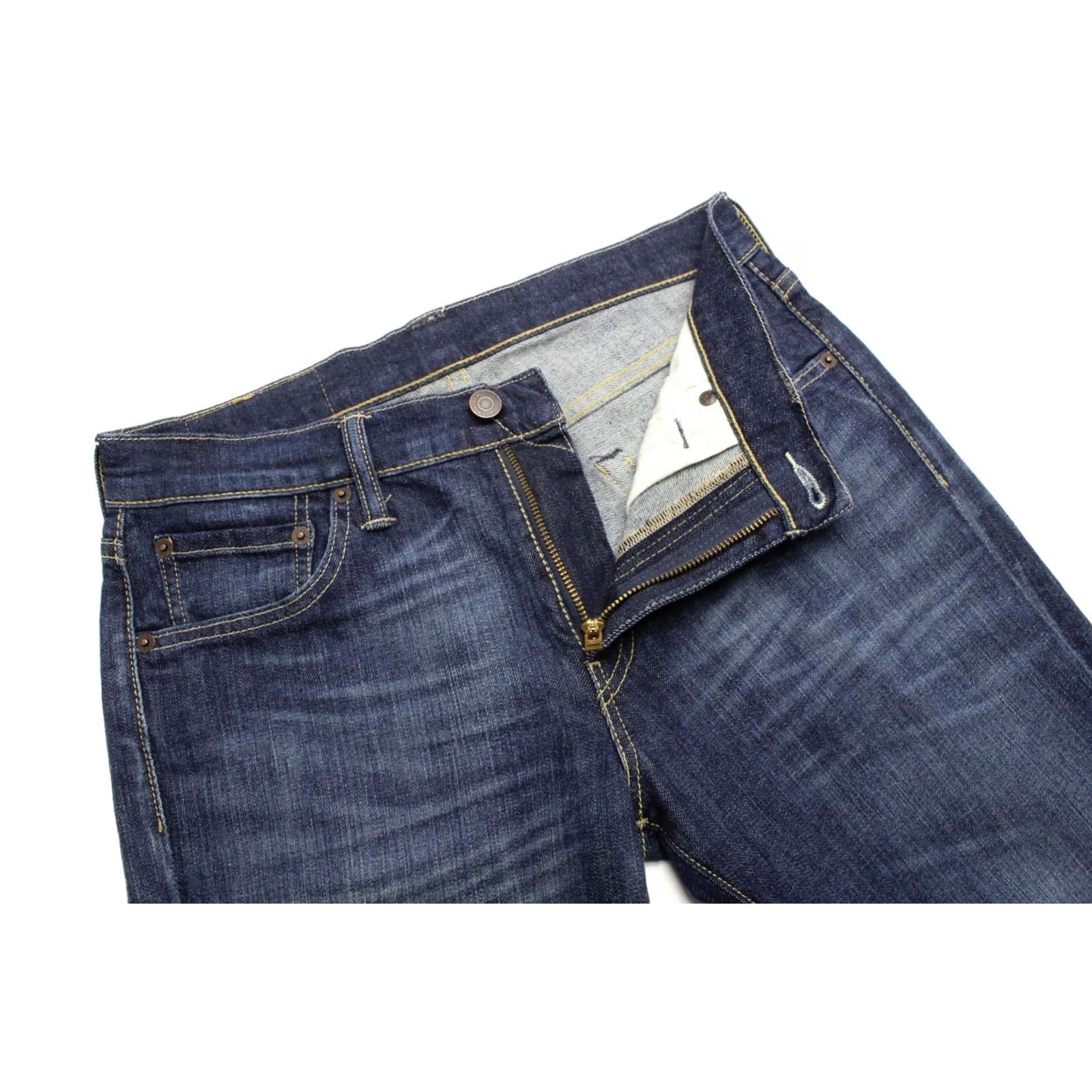 Levi's LEVI'S 511 Jeans Mens W30/L30 Slim Fit Zip Fly Dark Blue Casual Fade Size US 30 / EU 46 - 4 Thumbnail