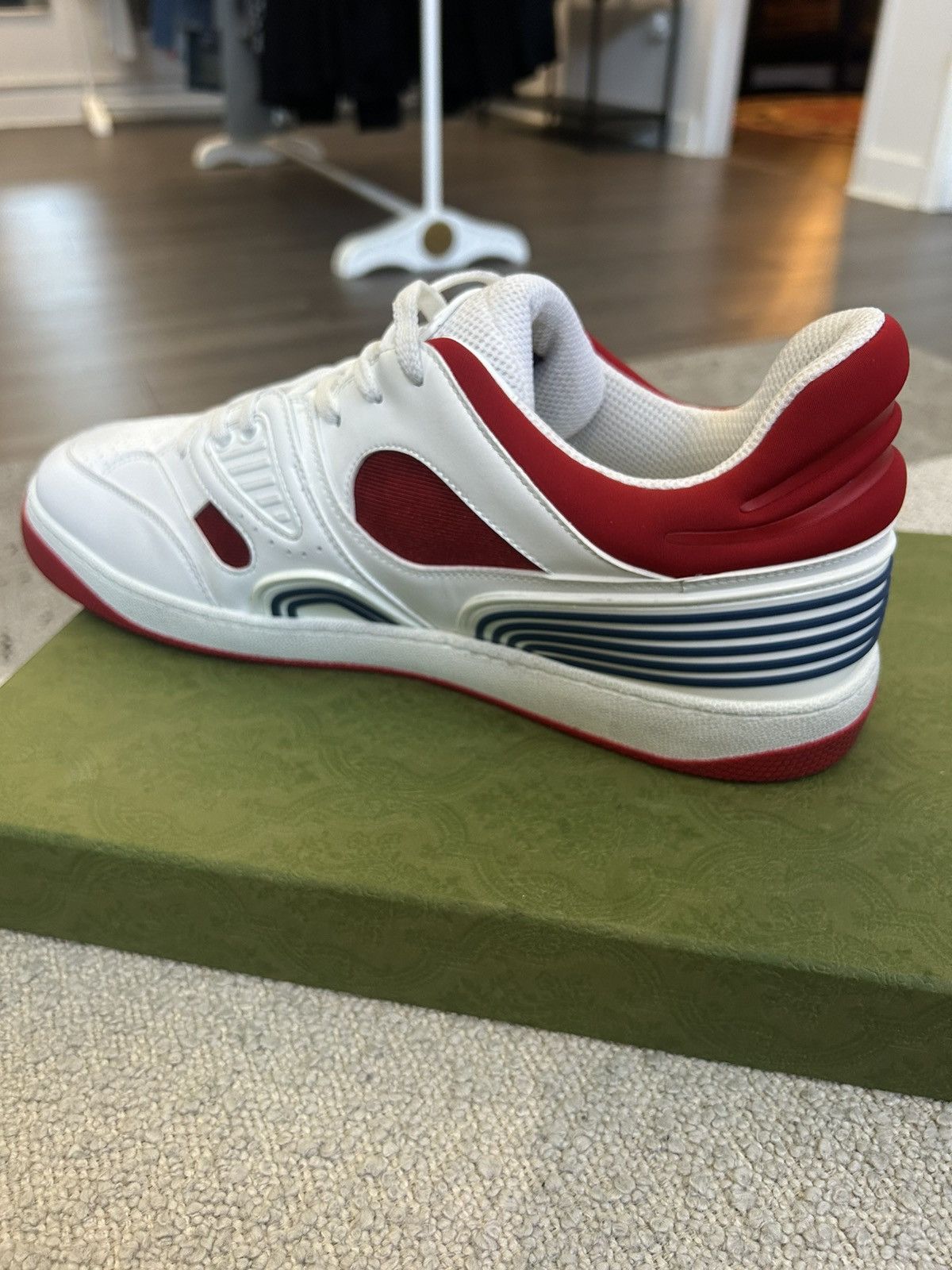 Gucci Gucci Basket White Demetra Size US 12.5 / EU 45-46 - 6 Thumbnail