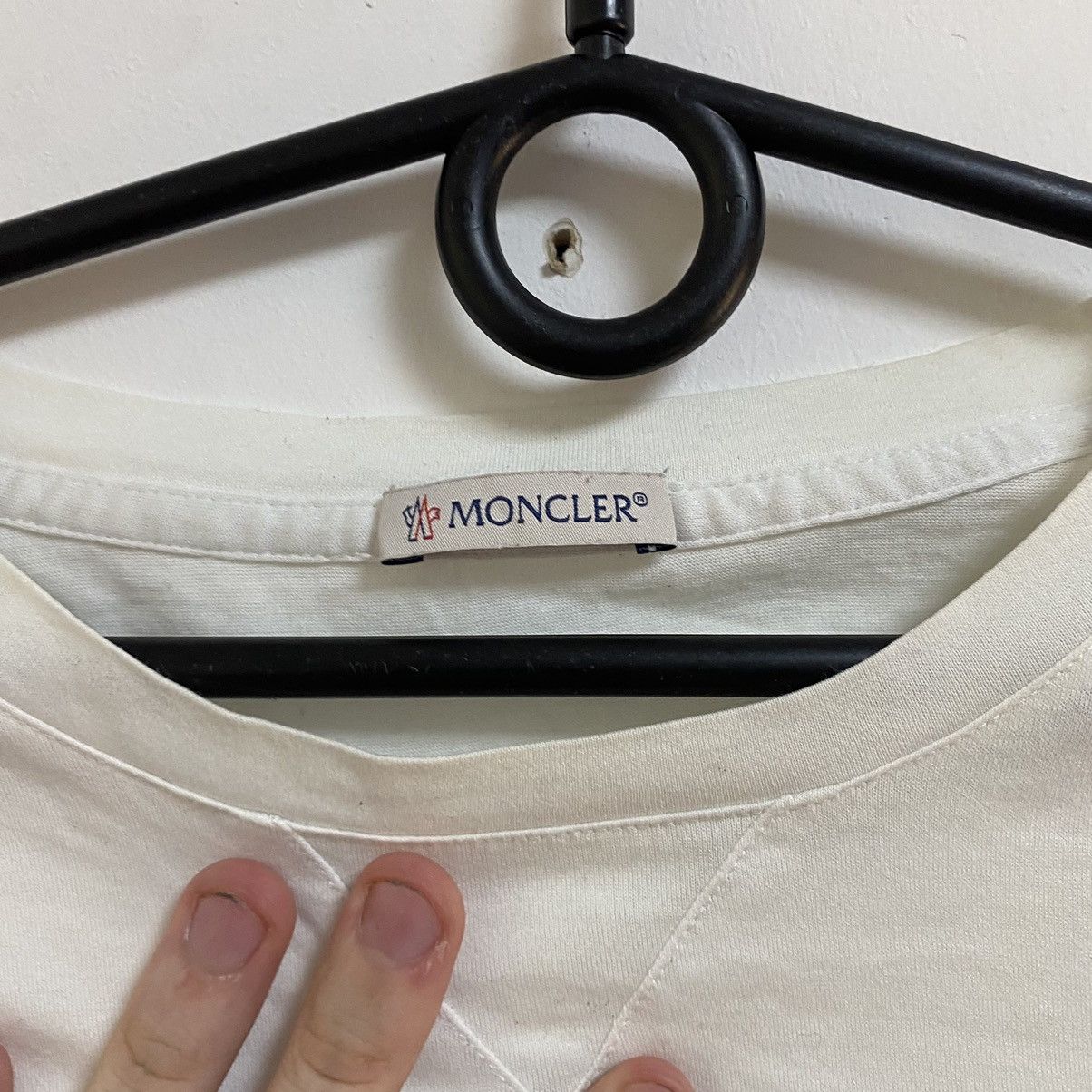 Moncler White moncler shirt Size US L / EU 52-54 / 3 - 5 Thumbnail