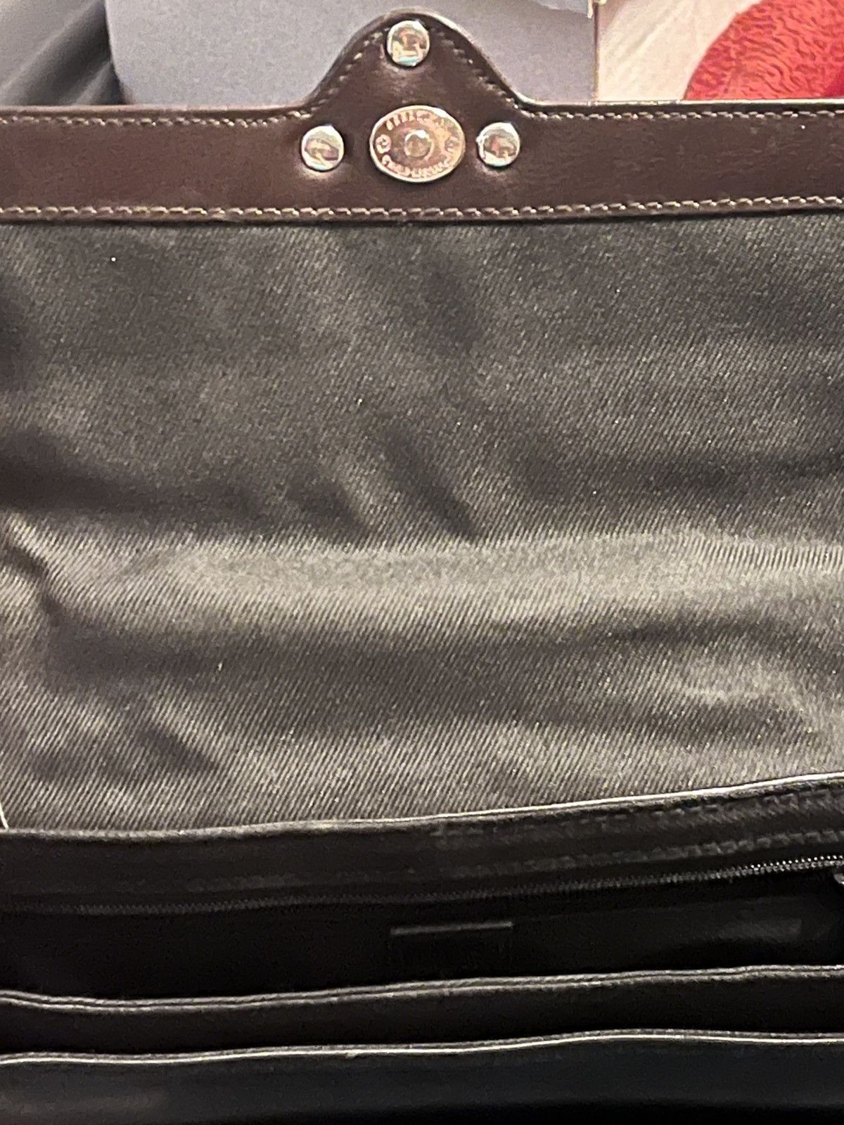 Other Marc Chantal satchel bag faux croc embossing shoulder strap Size ONE SIZE - 3 Thumbnail