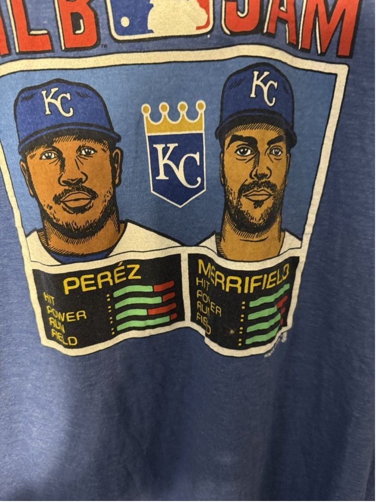 Homage Kansas City Royals MLB Jam t-shirt Men's Size XL Blue Size US XL / EU 56 / 4 - 4 Thumbnail