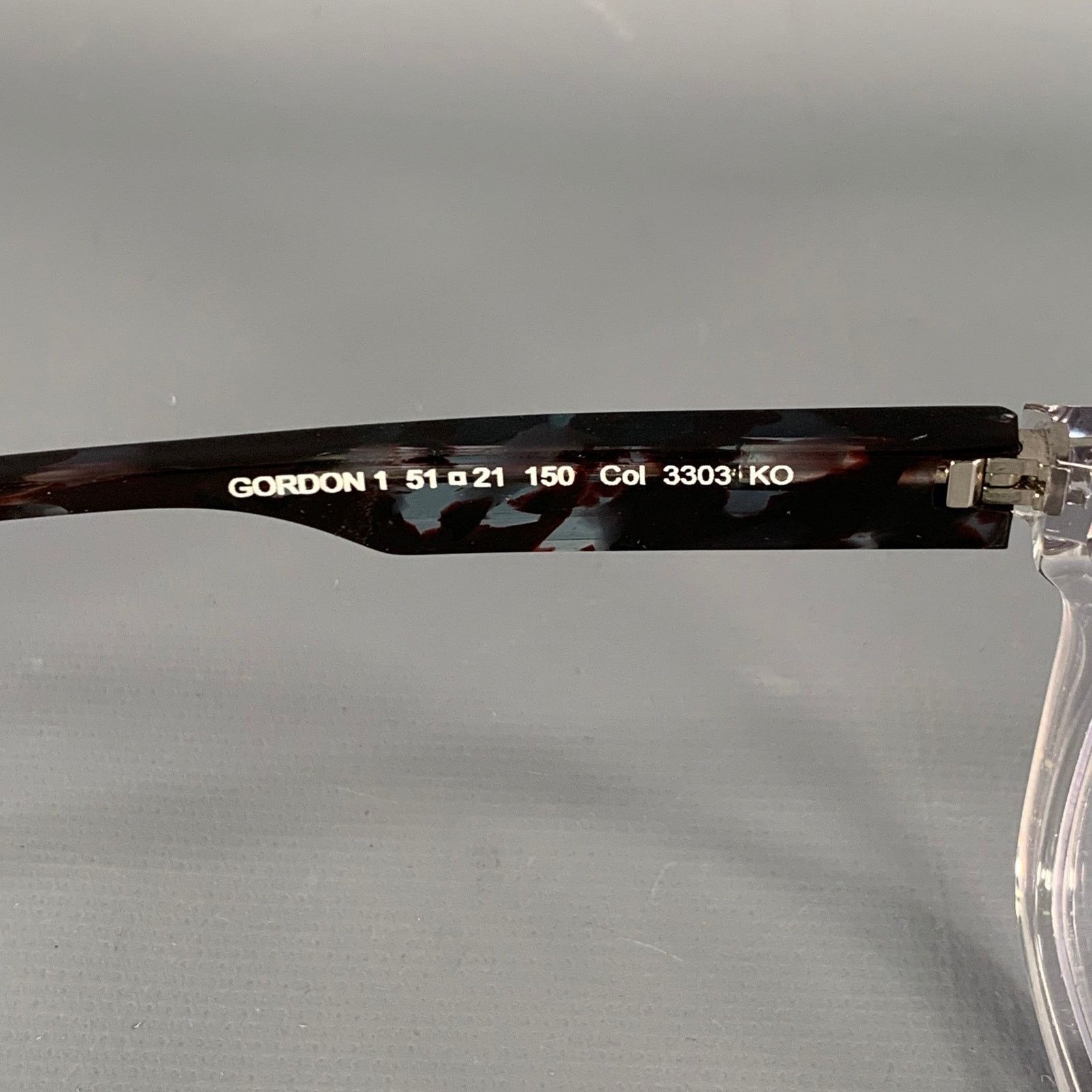 Other FACE A FACE Gordon 1 Grey Clear Marbled Acetate Eyewear Size ONE SIZE - 5 Thumbnail