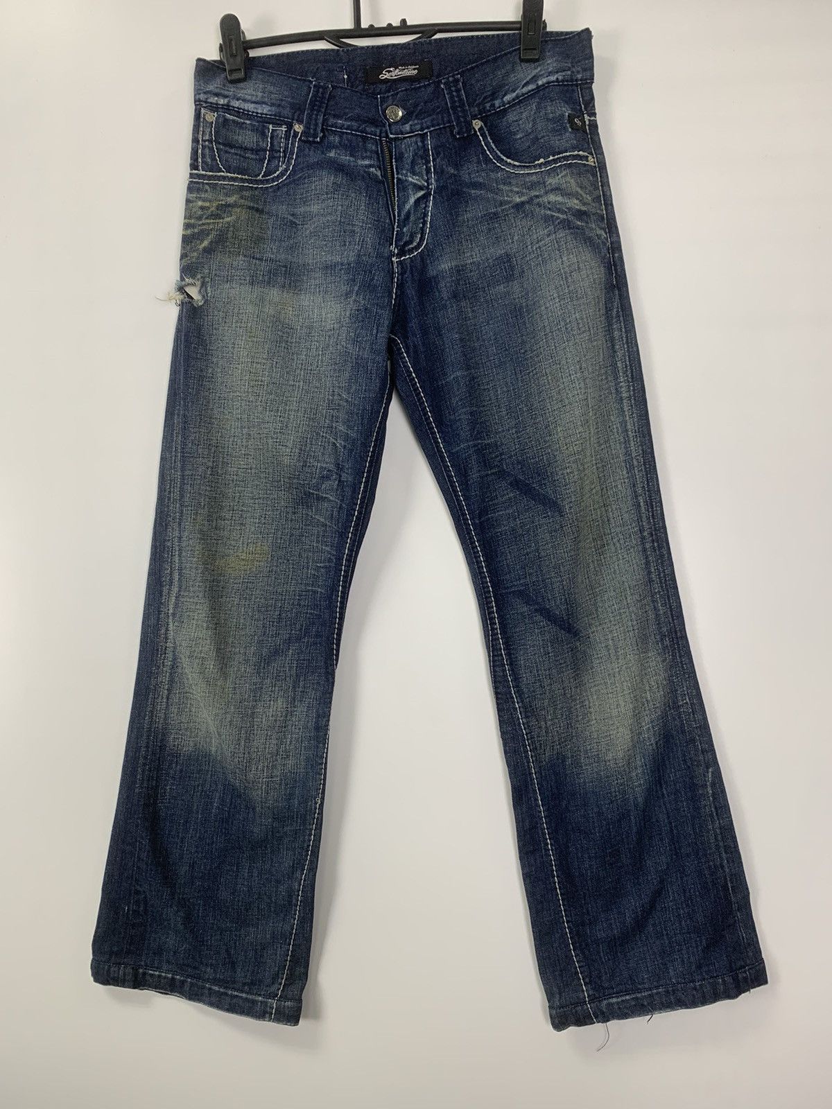 Vintage Vintage USA distressed denim Size US 32 / EU 48 - 1 Thumbnail