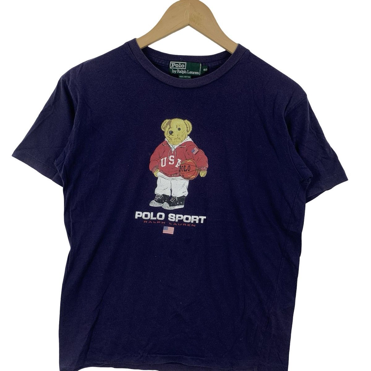 Polo Ralph Lauren Vintage 90s POLO RALPH LAUREN Polo Sport Bear Tee Shirt Top Size US S / EU 44-46 / 1 - 6 Thumbnail