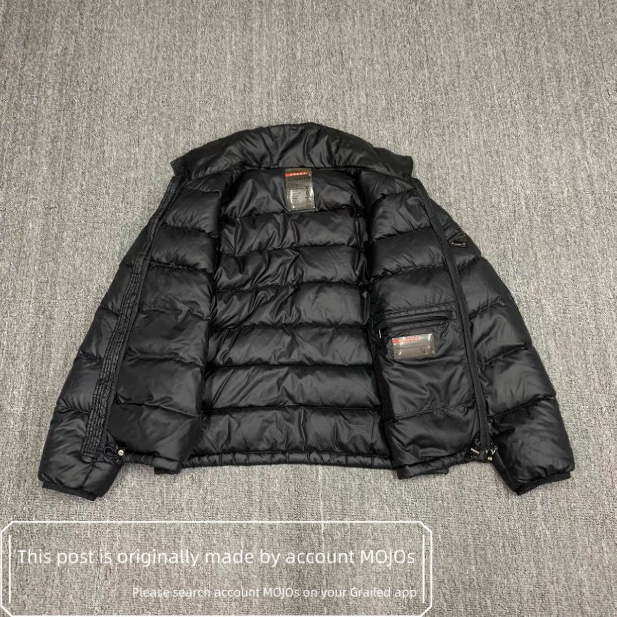 Prada Sz 52 Prada Metal Label Classic Puffer Jacket mojos1050526 Size US L / EU 52-54 / 3 - 5 Thumbnail