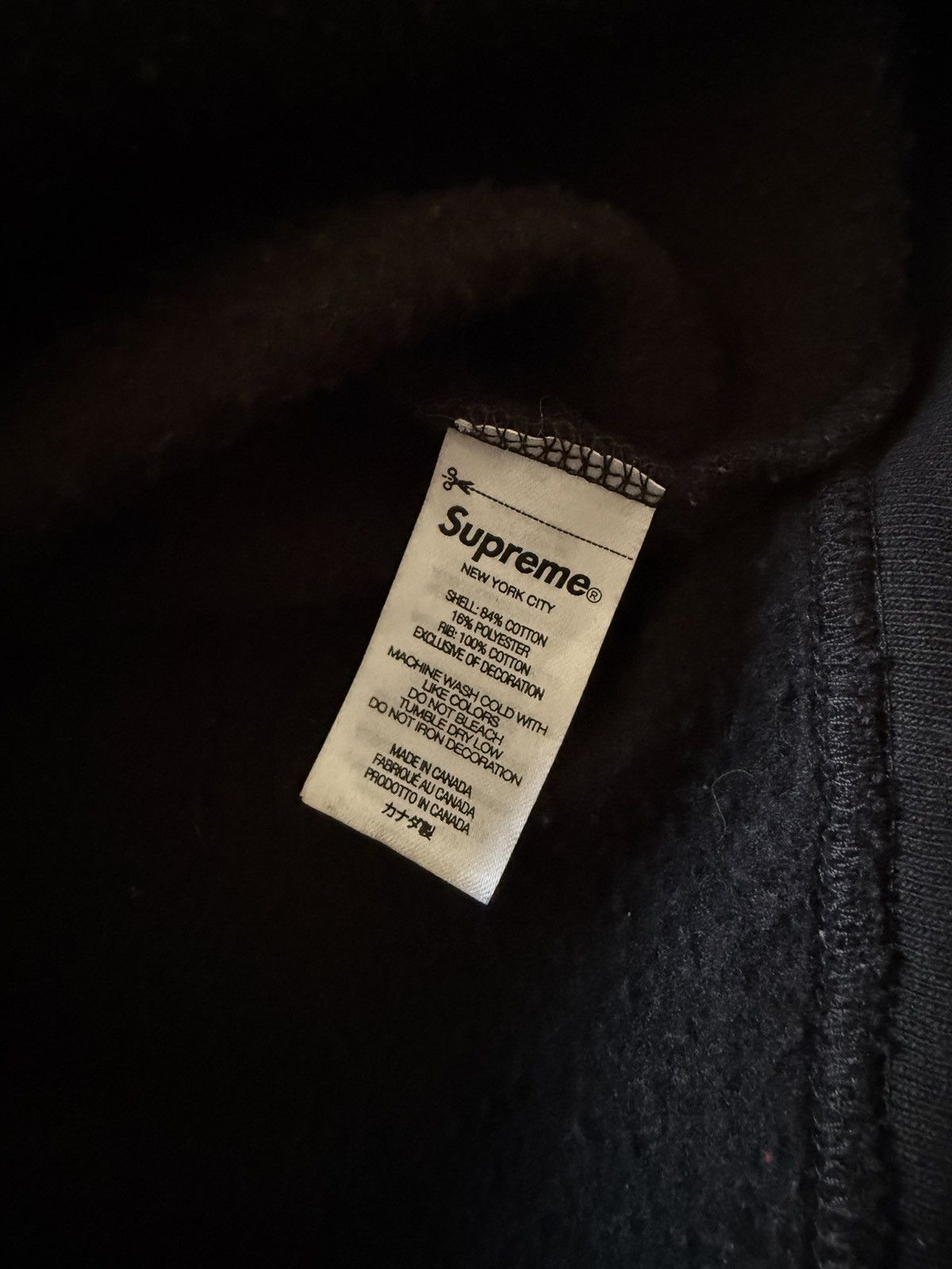 Supreme Supreme box logo crewneck black Size US M / EU 48-50 / 2 - 5 Thumbnail