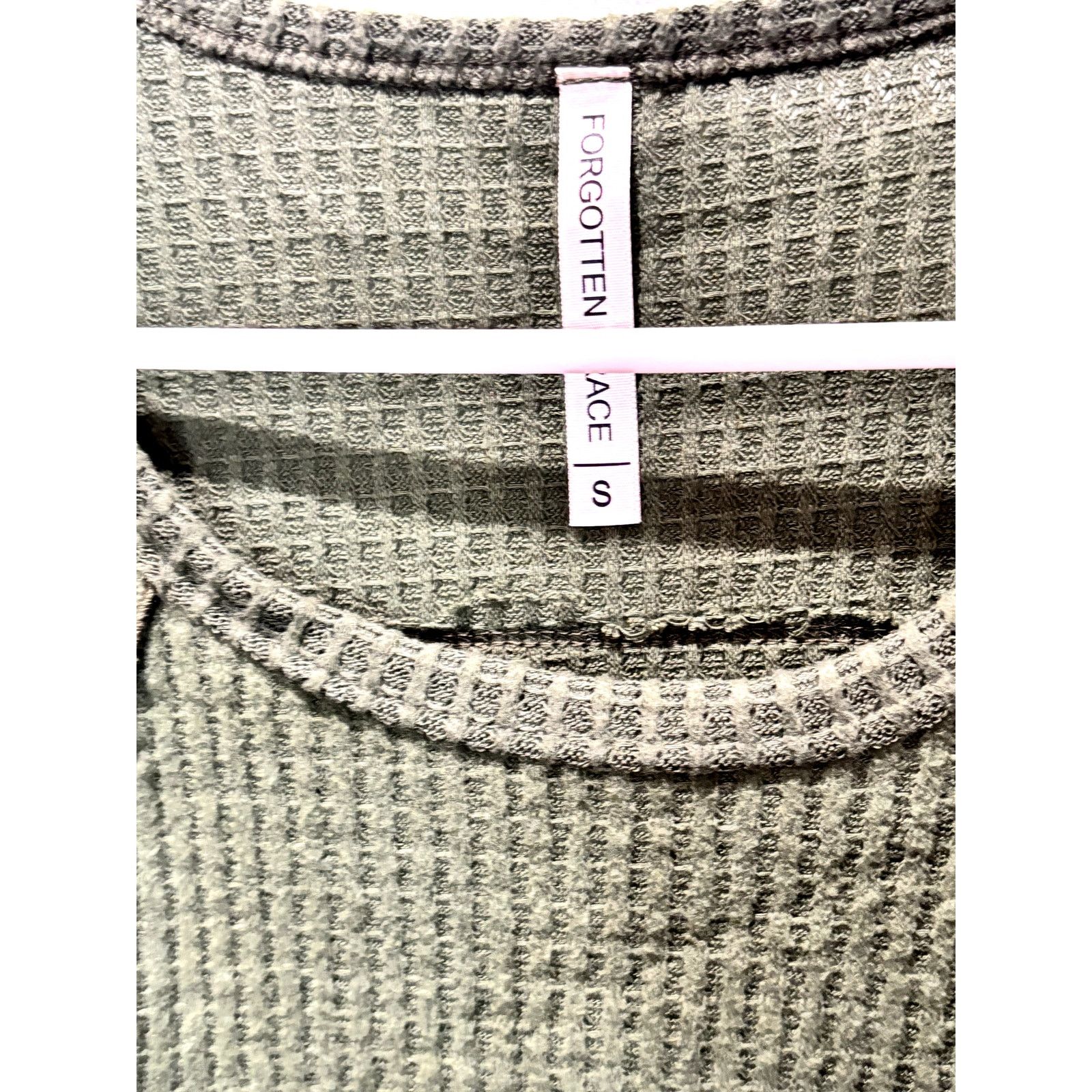 Nordstrom FORGOTTEN GRACE Women's Olive 3/4 Sleeve Knit Top Size Small Size S / US 4 / IT 40 - 4 Thumbnail