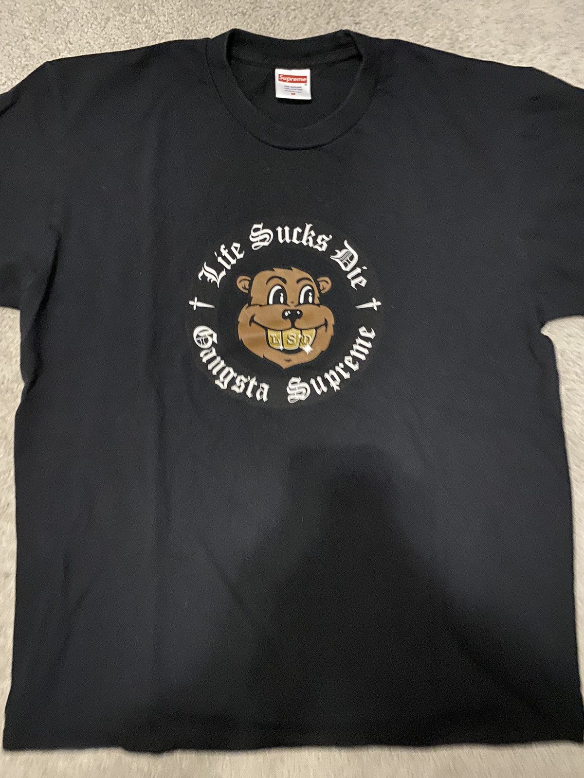 image of Supreme Lsd Tee in Black, Men's (Size Medium)