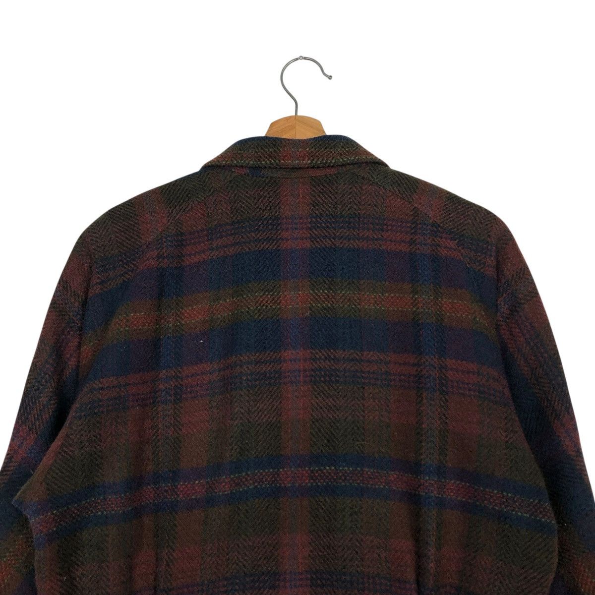 Japanese Brand 🔥VINTAGE WOOL BOMBER JACKET PARACHUTE DESIGN TARTAN GIO Size US M / EU 48-50 / 2 - 11 Thumbnail