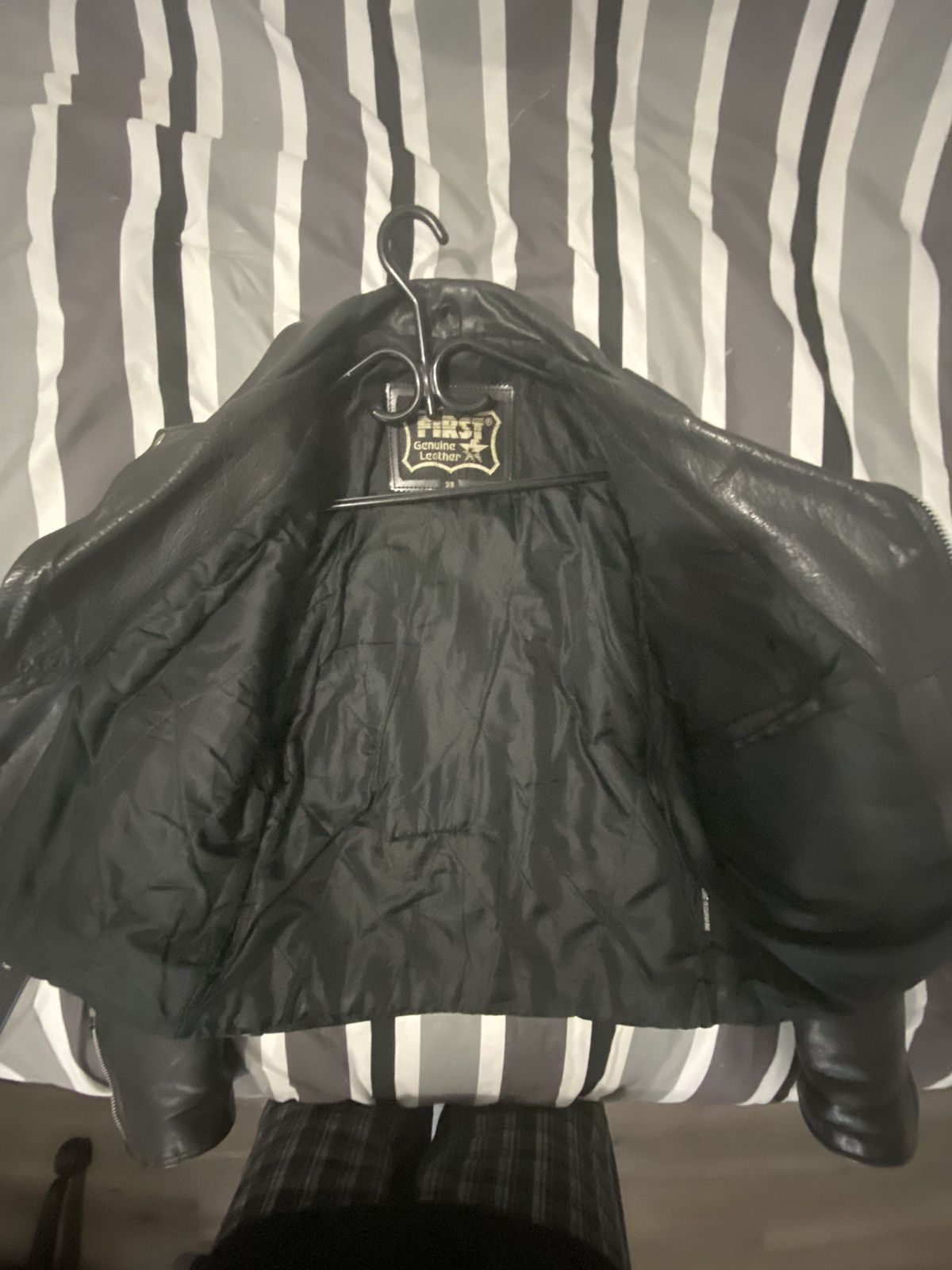 First MFG Co. × Genuine Leather FIRST GENUINE LEATHER JACKET (38) Size US XXS / EU 40 - 3 Thumbnail