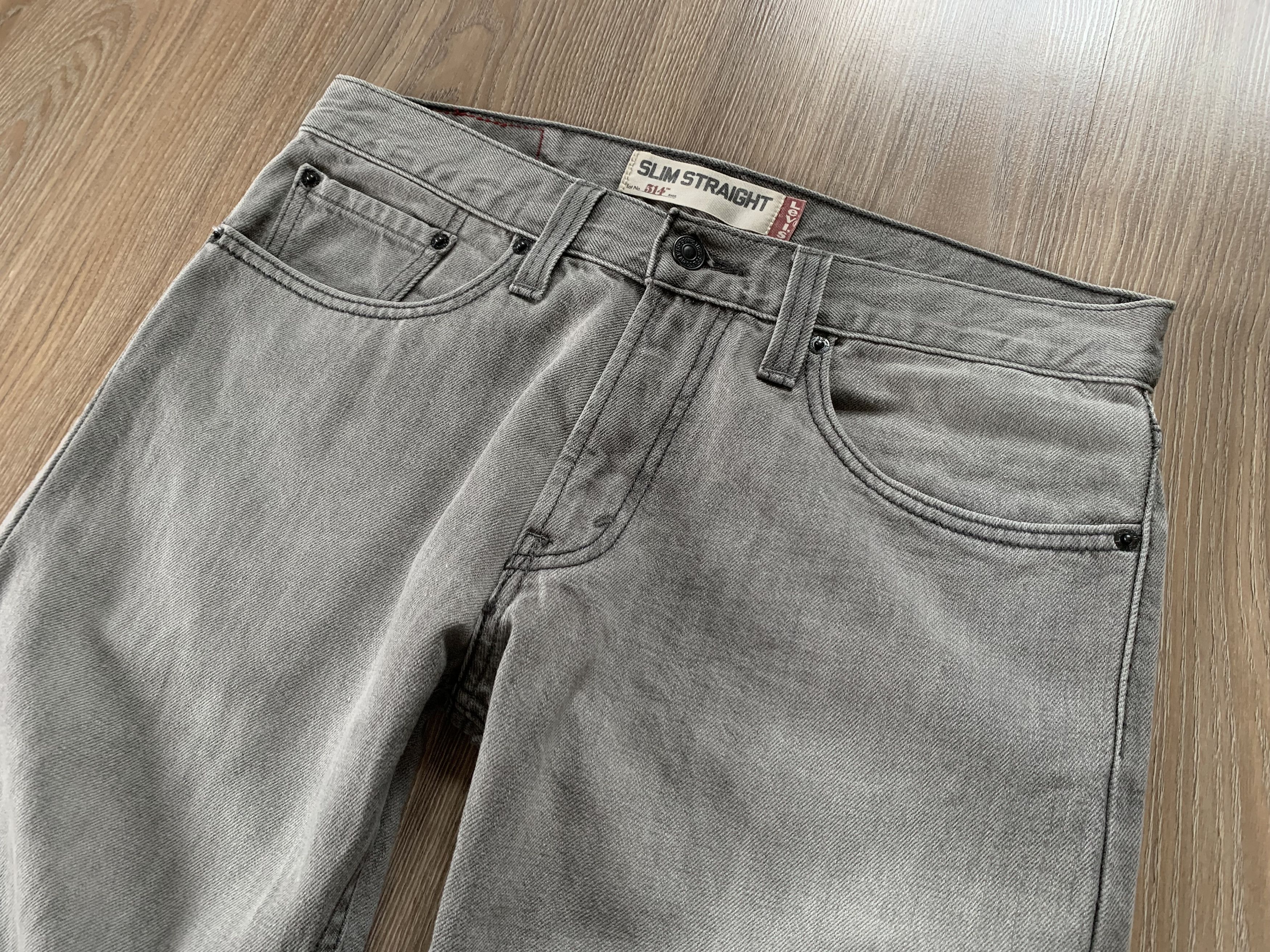Levi's × Levi's Vintage Clothing × Vintage Levis 514 Slim Straight Vintage Grey Denim Jeans Size US 32 / EU 48 - 4 Thumbnail