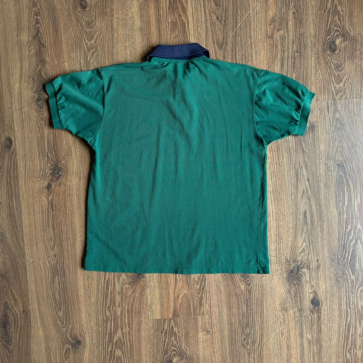 Burberry Vintage Burberry Burberrys Polo Green Mens XL 90s 80s Size US XL / EU 56 / 4 - 3 Thumbnail