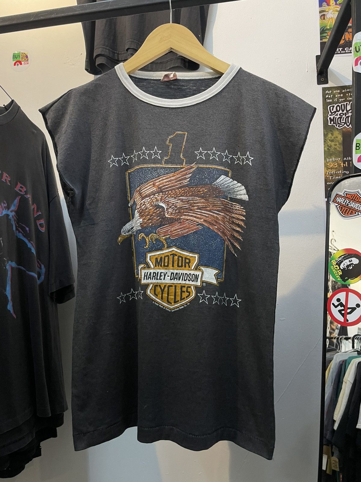 Harley Davidson Very Rare Harley Davidson 80's Size US M / EU 48-50 / 2 - 2 Thumbnail