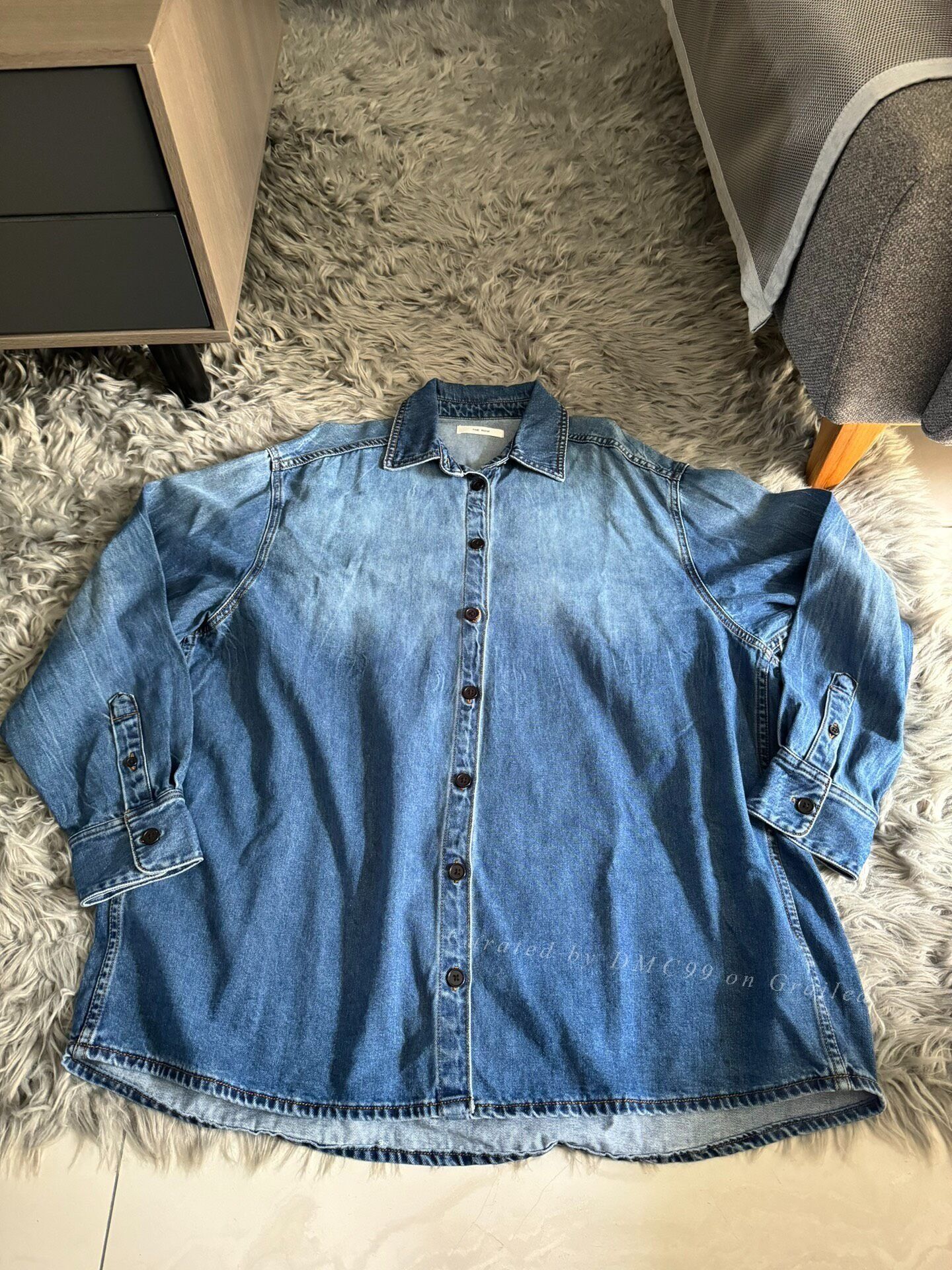 The Row The Row Frannie Denim Shirt Size M / US 6-8 / IT 42-44 - 1 Thumbnail