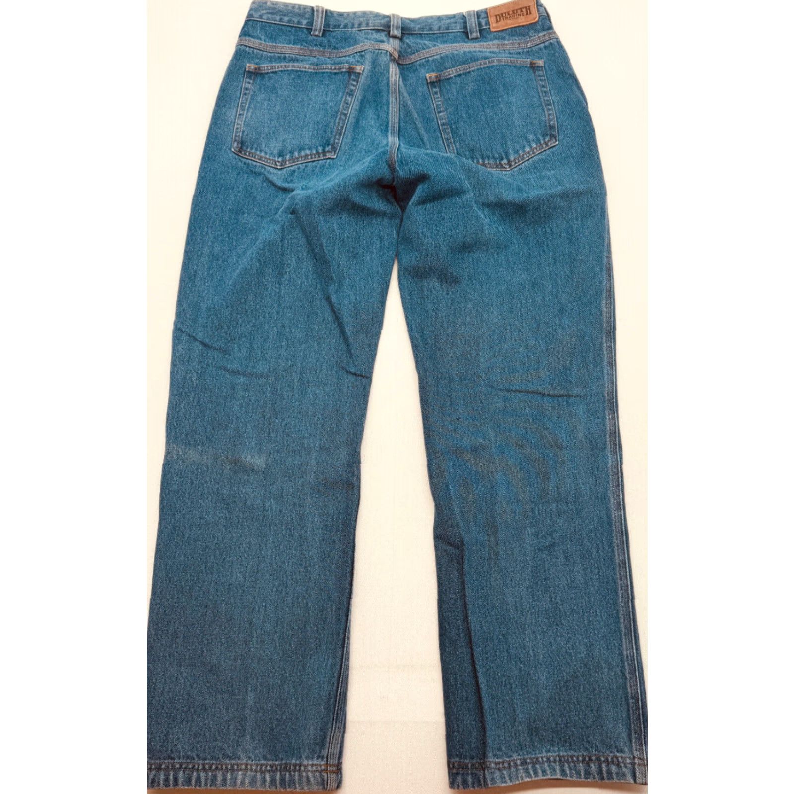 Denime Duluth Fire Hose 3237 Denim Jeans 37x32 Mens 100% Cotton Blue Straight Relaxed Pocket Jeans Mens Size US 37 - 2 Thumbnail