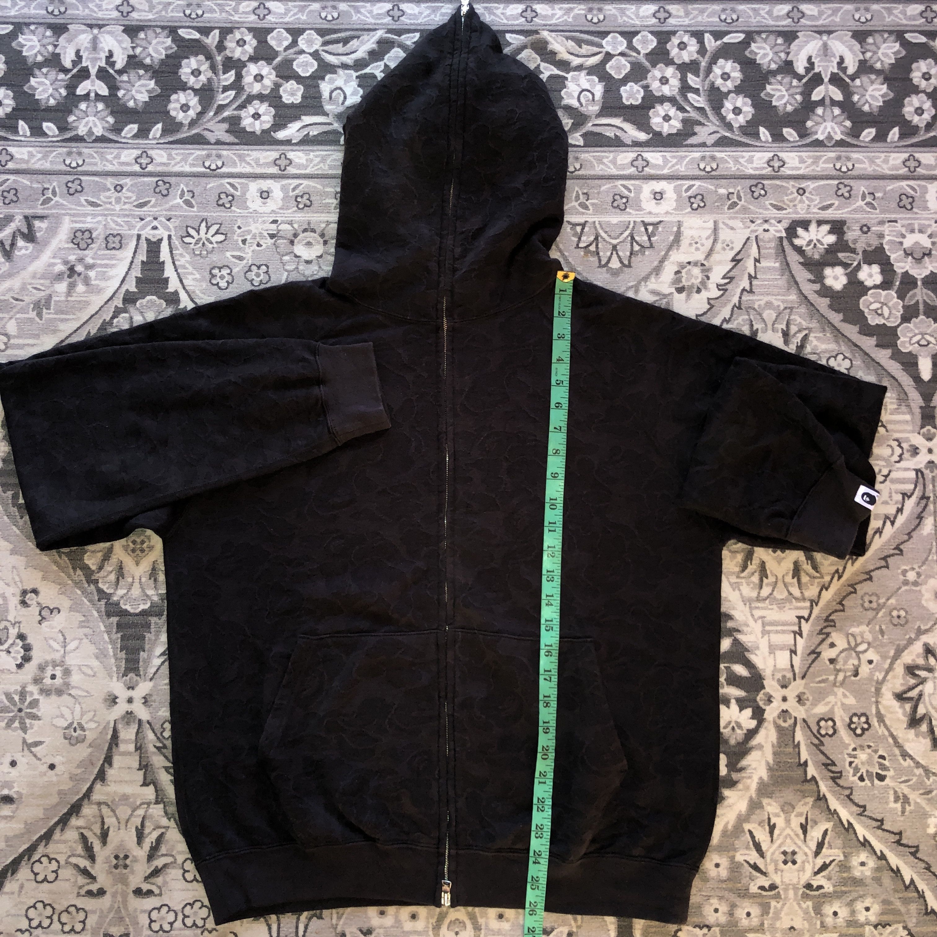 Bape Aoyama Limited Jacquard Camo Full Zip Hoodie Black Size US M / EU 48-50 / 2 - 13 Thumbnail