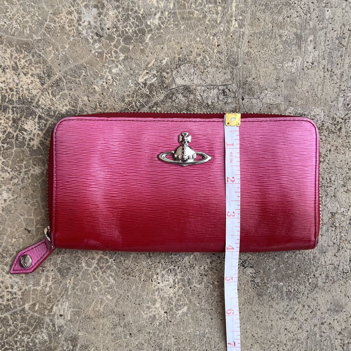 Vivienne Westwood Vivienne Westwood Long Wallet Round Zipper Polly Red Orb Size ONE SIZE - 3 Thumbnail