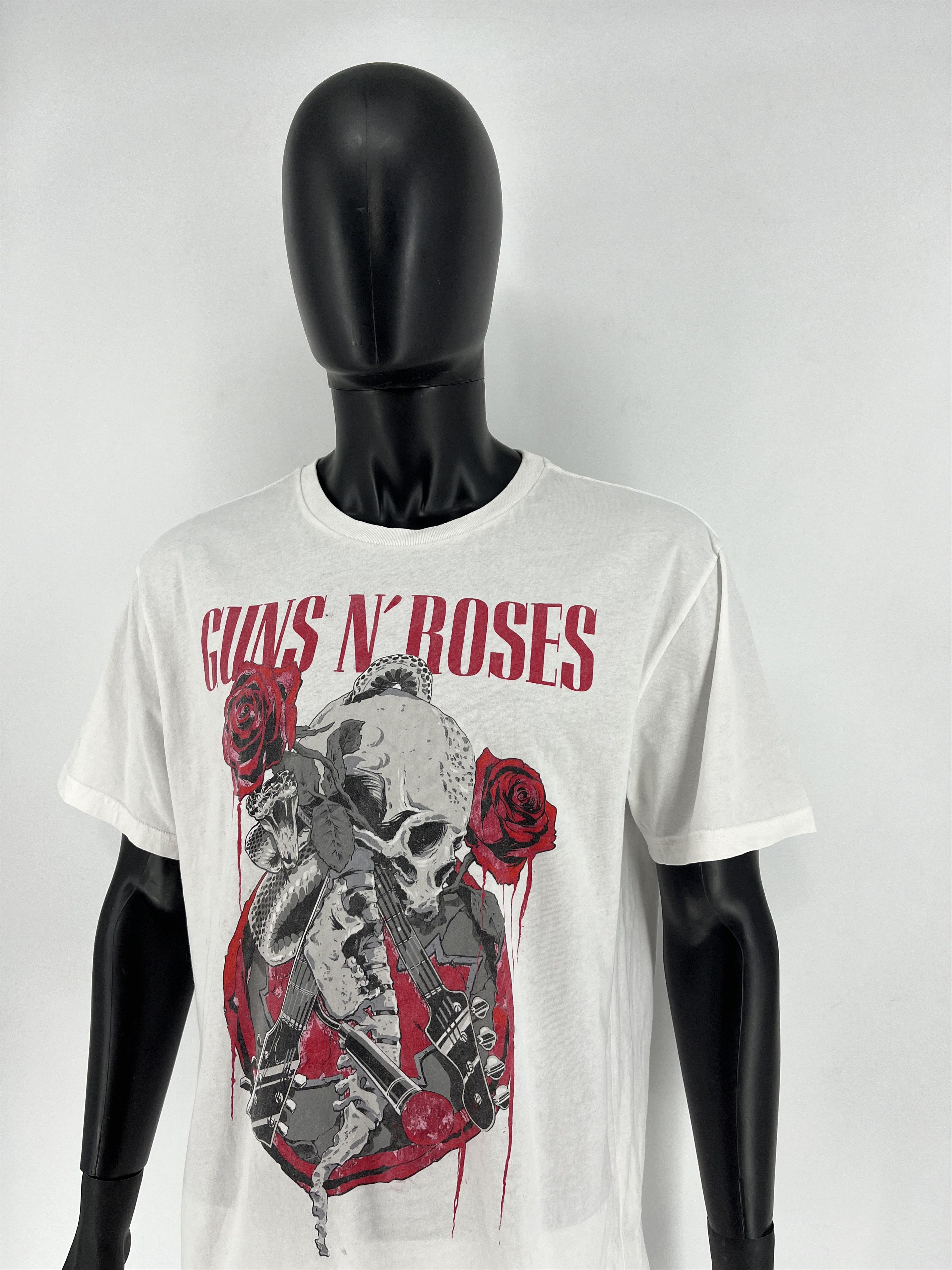 Band Tees Vintage Y2K Guns And Roses World Tour Band Rock Meta Size US XL / EU 56 / 4 - 4 Thumbnail