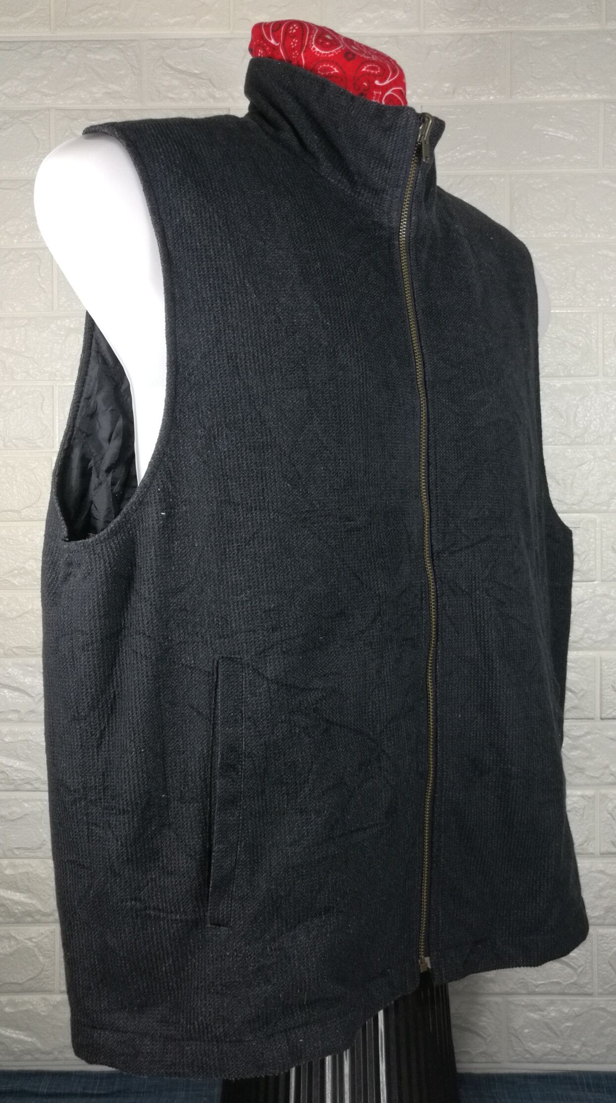 Gianni Valentino Vintage Gianni Valentino Black Vest Size US L / EU 52-54 / 3 - 2 Thumbnail