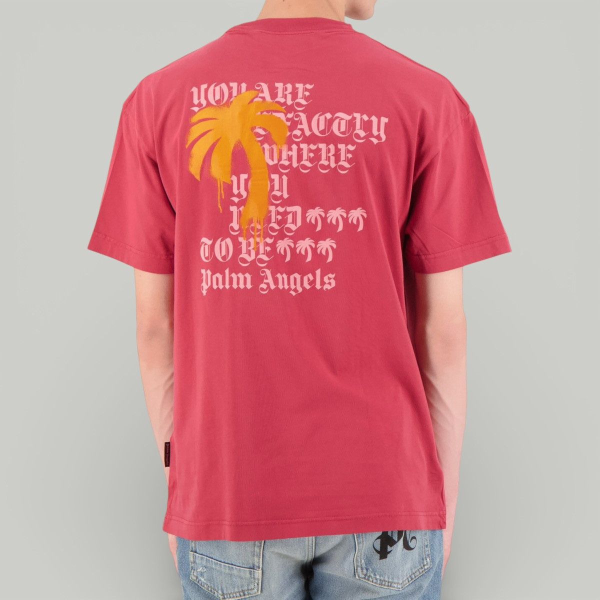 Palm Angels Palm Angels Statement Monogram T-shirt *NEW* Size US L / EU 52-54 / 3 - 4 Thumbnail