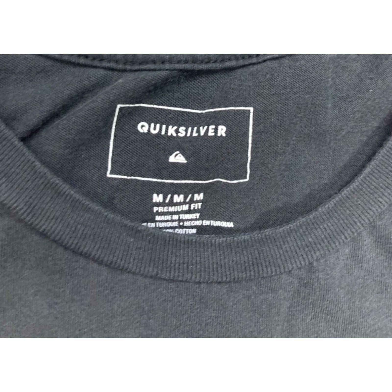 Quiksilver VINTAGE Quiksilver T-Shirt Men Medium Black Beach Graphic Print Capbreton Hossegor Seignosse WBL 2016 France Theme Beach Size US M / EU 48-50 / 2 - 7 Thumbnail