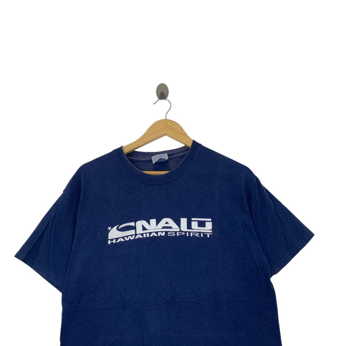 Vintage Vintage NALU HAWAIIAN SPIRIT Honolulu Aloha Tee Shirt Top Size US M / EU 48-50 / 2 - 2 Thumbnail