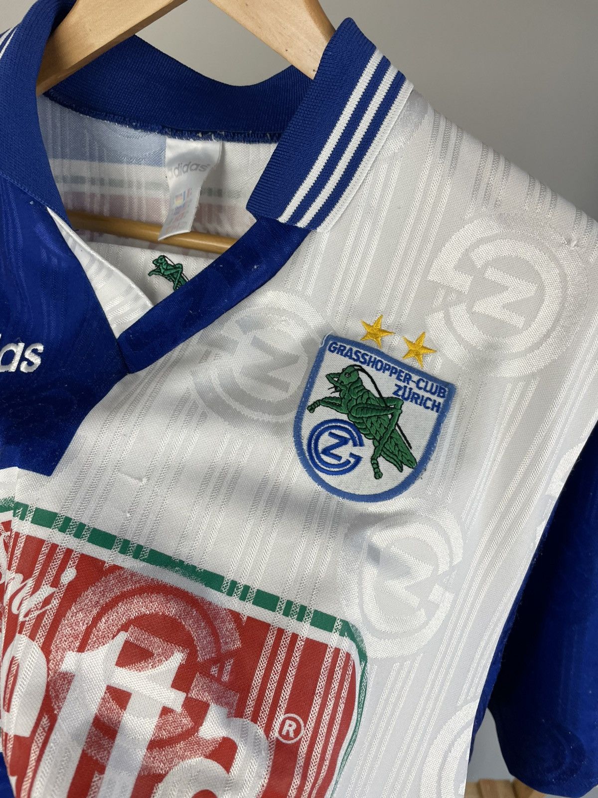 Adidas × Vintage Vintage Zurich 1996/1997 Home Football Shirt Adidas Size US M / EU 48-50 / 2 - 10 Thumbnail