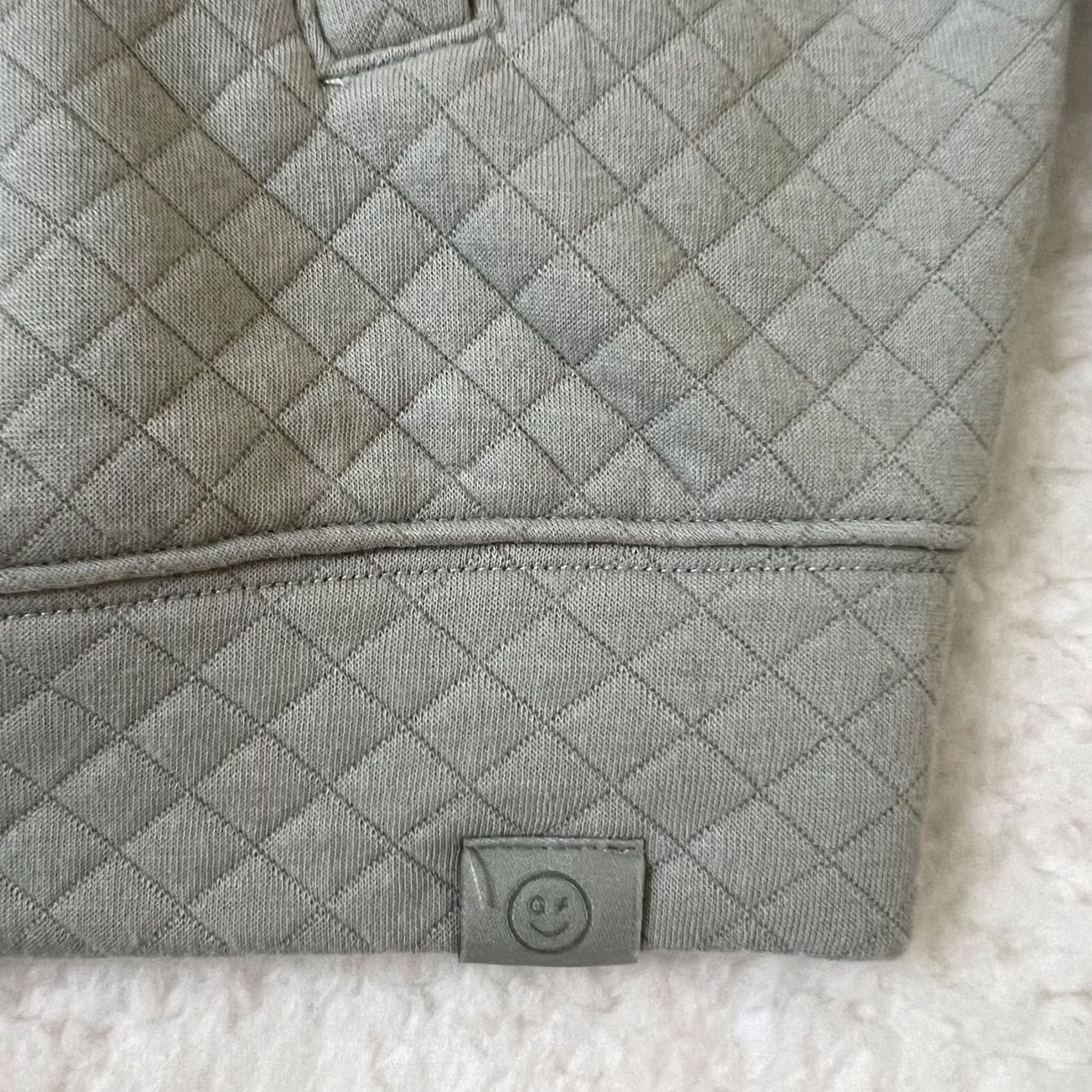 Vintage GILLY HICKS Women’s Quilted Bomber Jacket L Regular Light green Women Jacket Size L / US 10 / IT 46 - 5 Thumbnail
