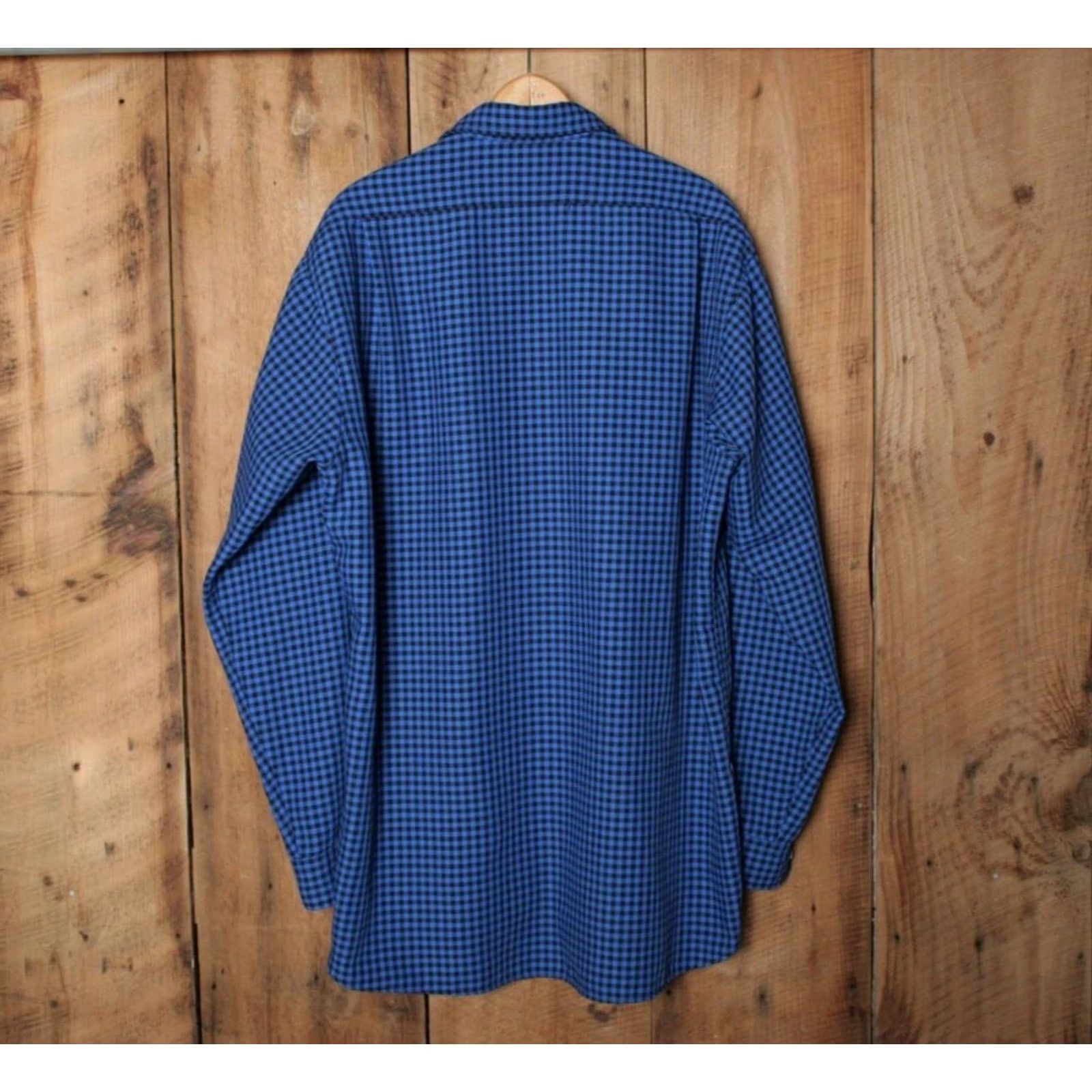 Vintage VINTAGE Gander Mountain Shirt Blue Black Gingham Plaid Button-Front XL Tall Size XLT Mens Shirts Size US XL / EU 56 / 4 - 2 Thumbnail