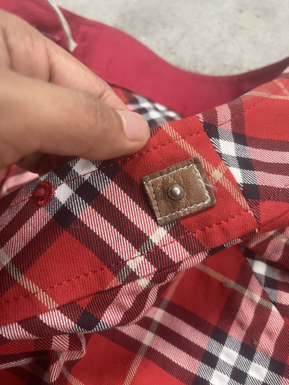Burberry BURBERRY LONDON Skirt Nova Check Red Size 38 Size 38" / US 16 / IT 52 - 4 Thumbnail