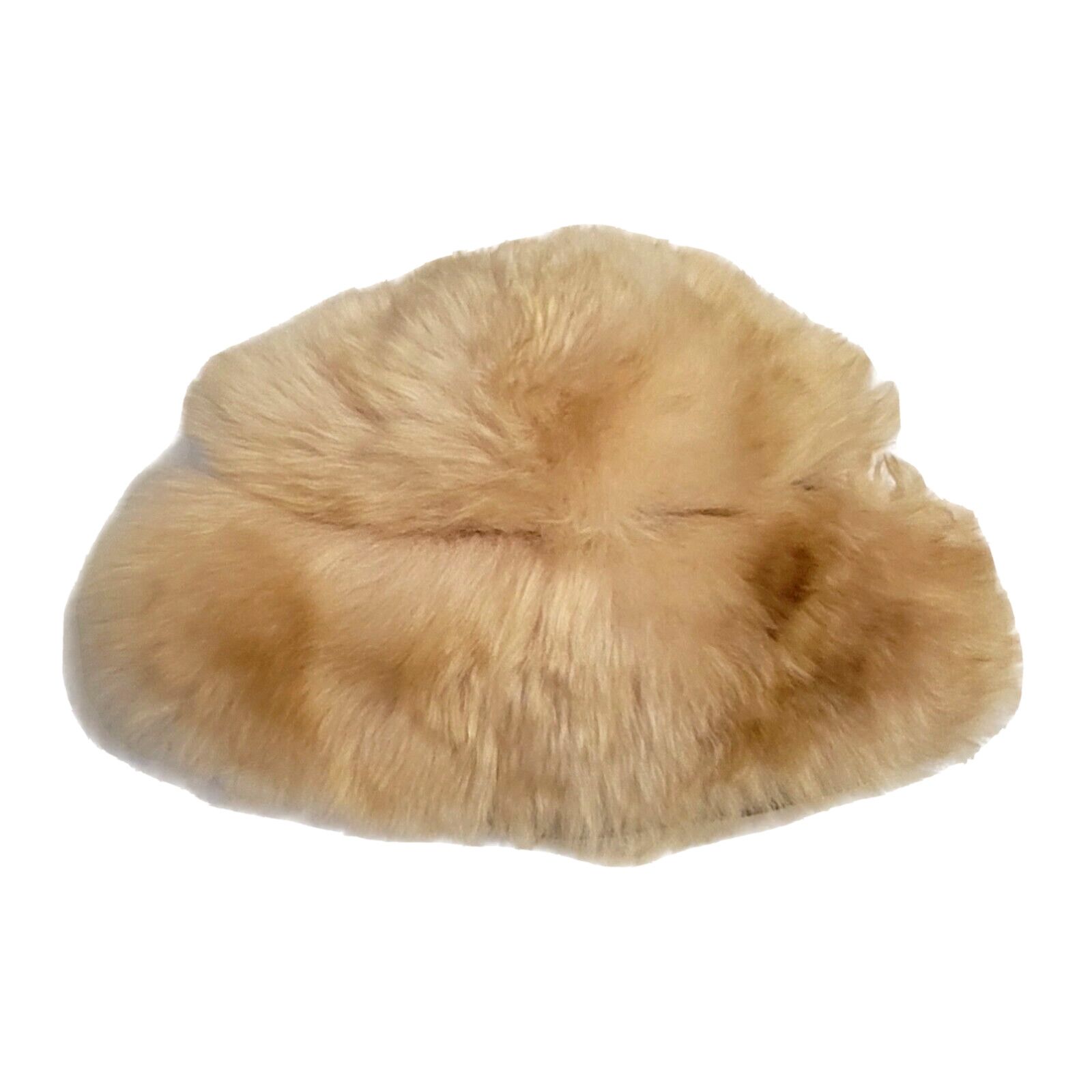 Handmade Tuscan Lamb Fur Hat Made in Italy MOD 1960s Vintage Soft Size ONE SIZE - 2 Thumbnail