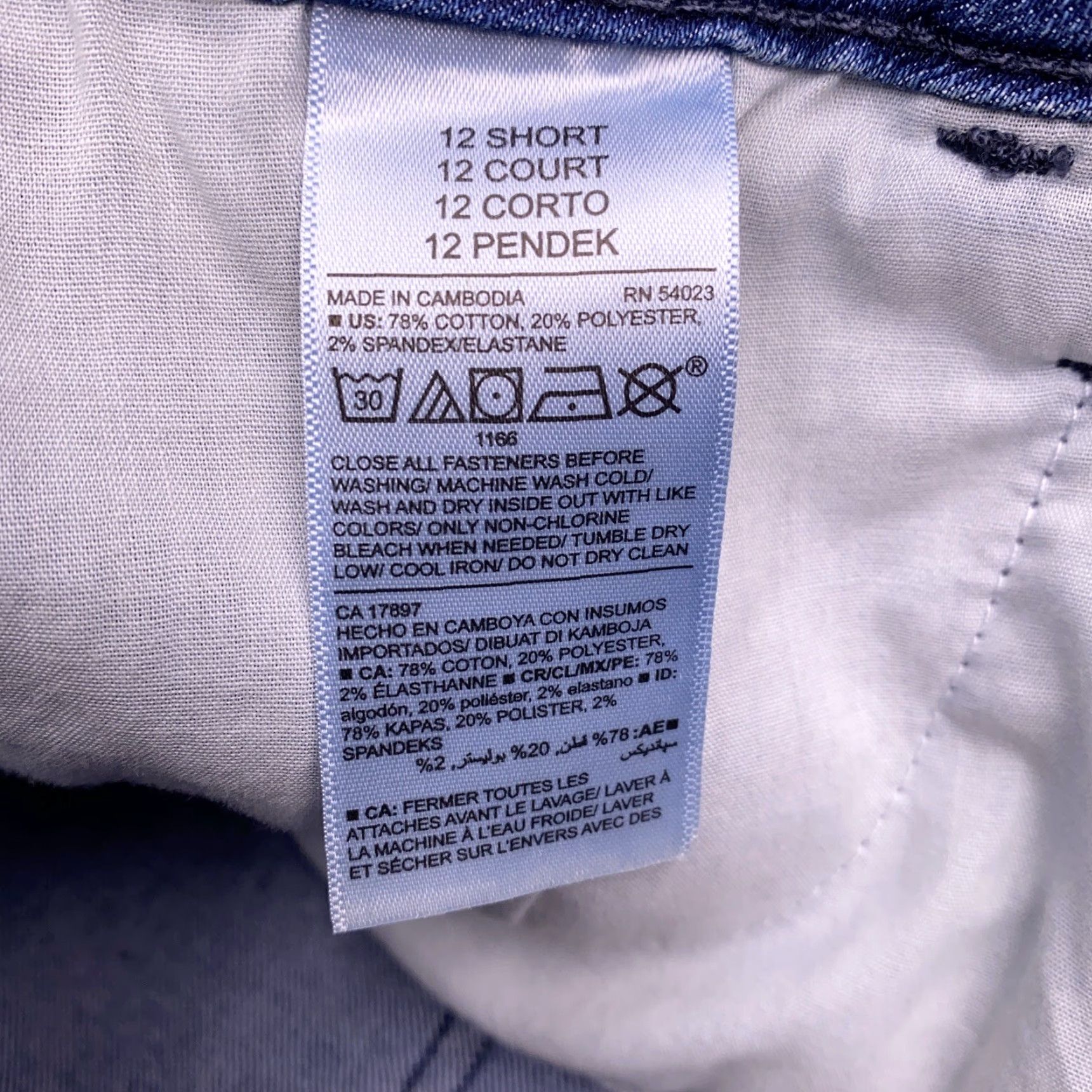 Old Navy Old Navy Jeans Skinny 12 Short Mid Rise Blue Denim 5-Pocket Stretch Regular Size 34" / US 12 / IT 48 - 6 Thumbnail