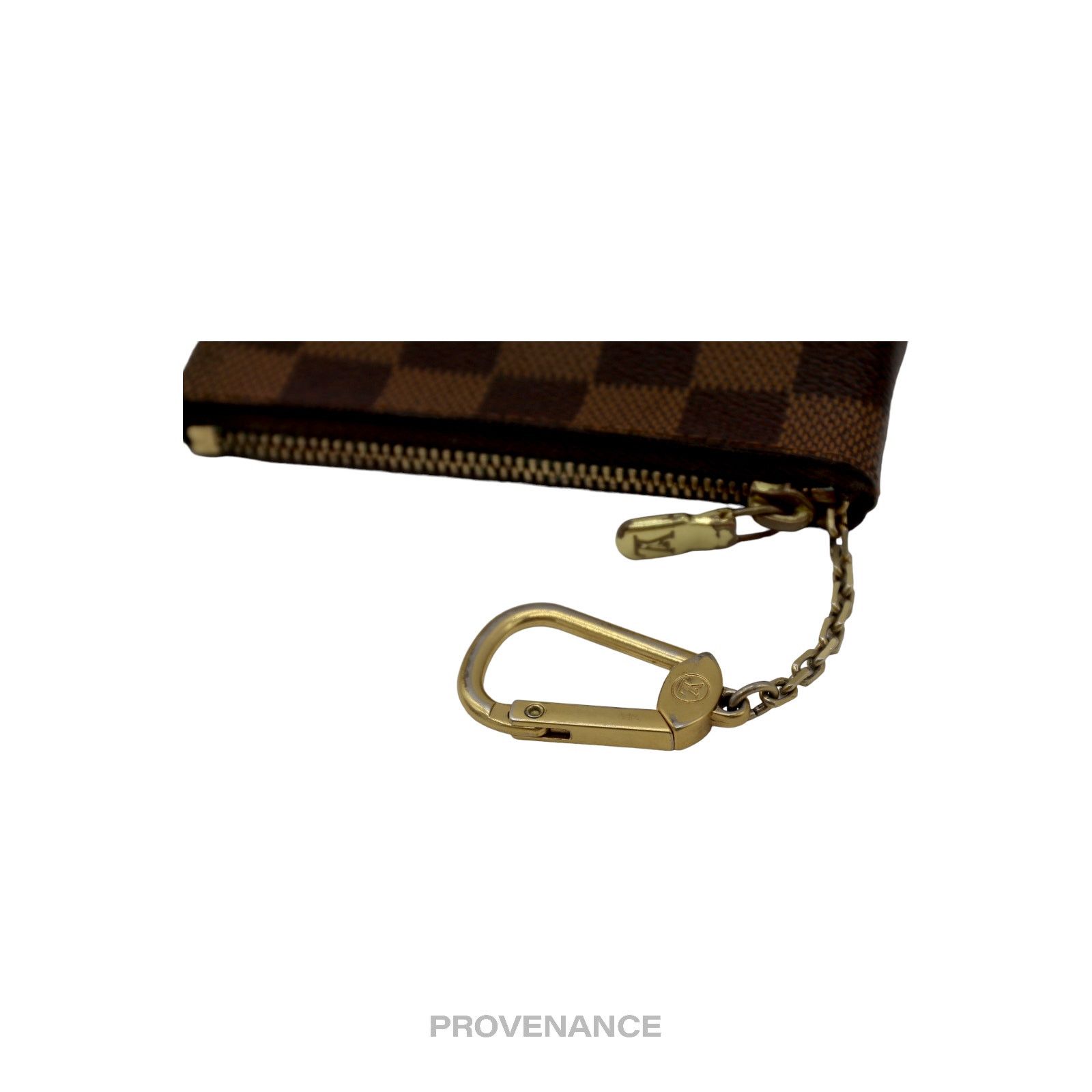 Louis Vuitton 🔴 Louis Vuitton Key Pouch Cles - Damier Ebene Size ONE SIZE - 5 Thumbnail