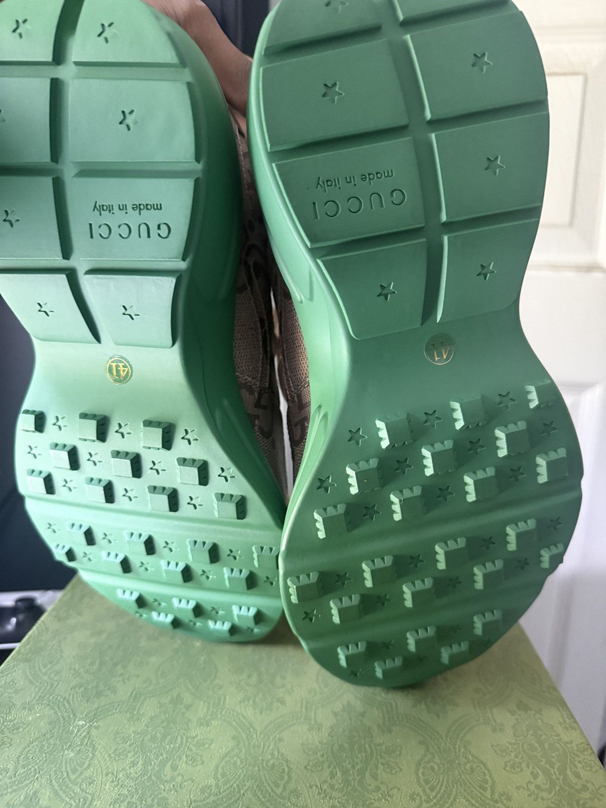 Gucci Gucci Rython 100 Green Size US 8 / EU 41 - 6 Thumbnail