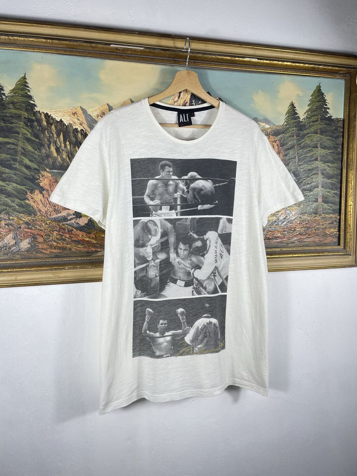 Vintage Vintage Muhammad Ali All Overprint T Shirt Tee Aop 00s Rare Size US XL / EU 56 / 4 - 3 Thumbnail