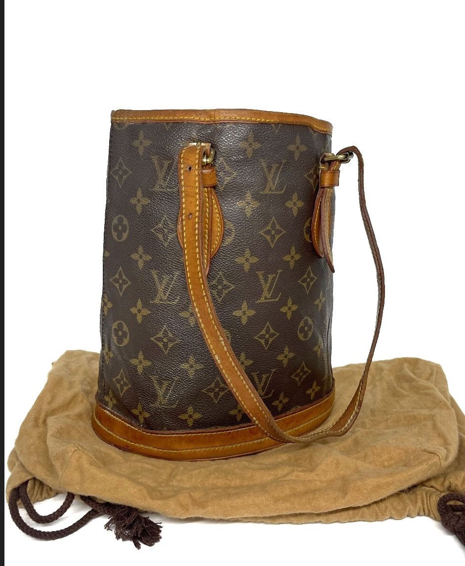 Louis Vuitton Authentic LOUIS VUITTON Bucket Bag Size ONE SIZE - 10 Thumbnail