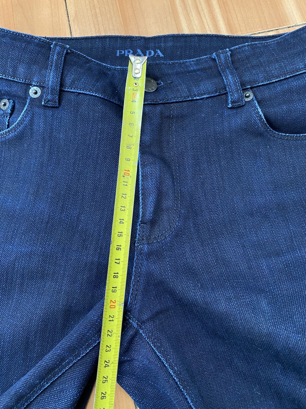 Prada PRADA Contour Fit Dark Blue Stretch Jeans Size 27 Size 27" / US 4 / IT 40 - 19 Thumbnail