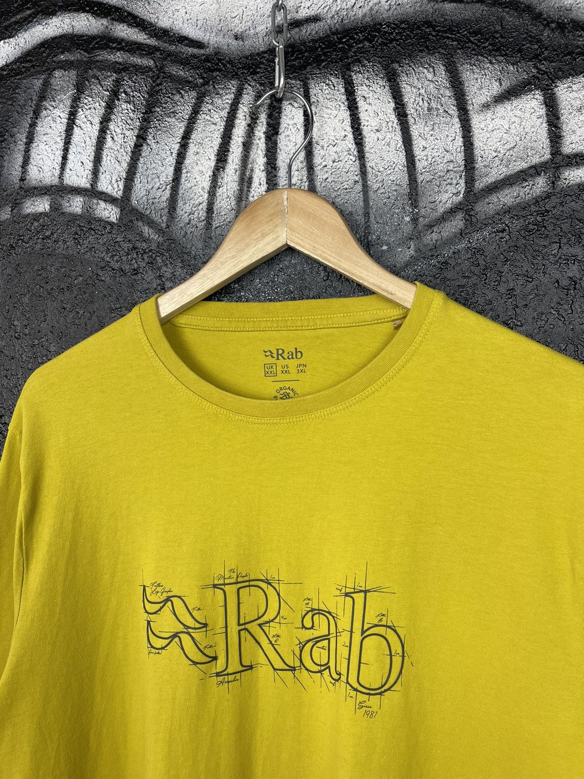 Rab Rab Organic Cotton Stance Sketch Logo T-Shirt Men’s Size XXL Size US XXL / EU 58 / 5 - 3 Thumbnail