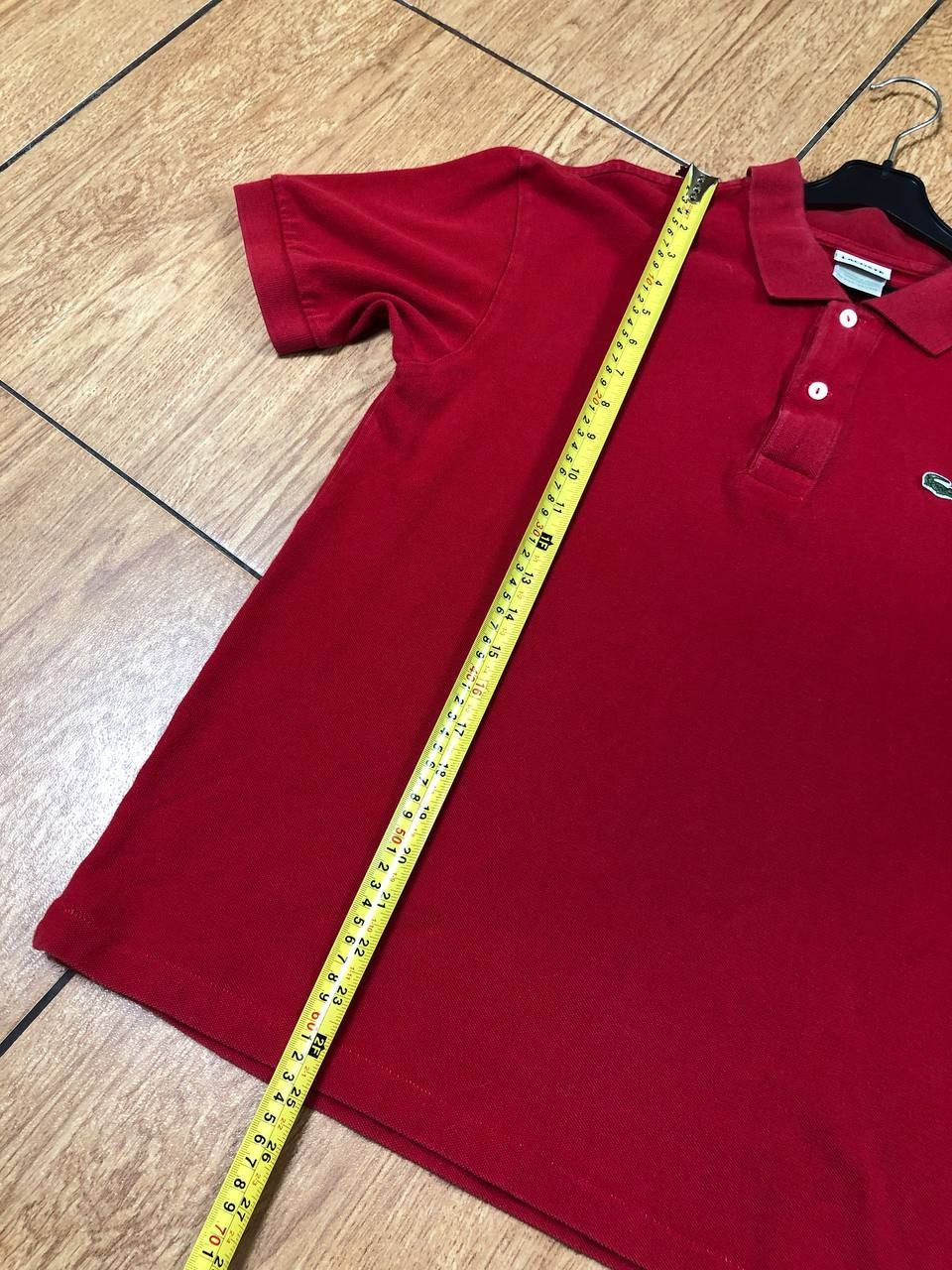 Lacoste Vintage Red T-Shirt Logo Lasocte Polo Streetwear Size US M / EU 48-50 / 2 - 8 Thumbnail