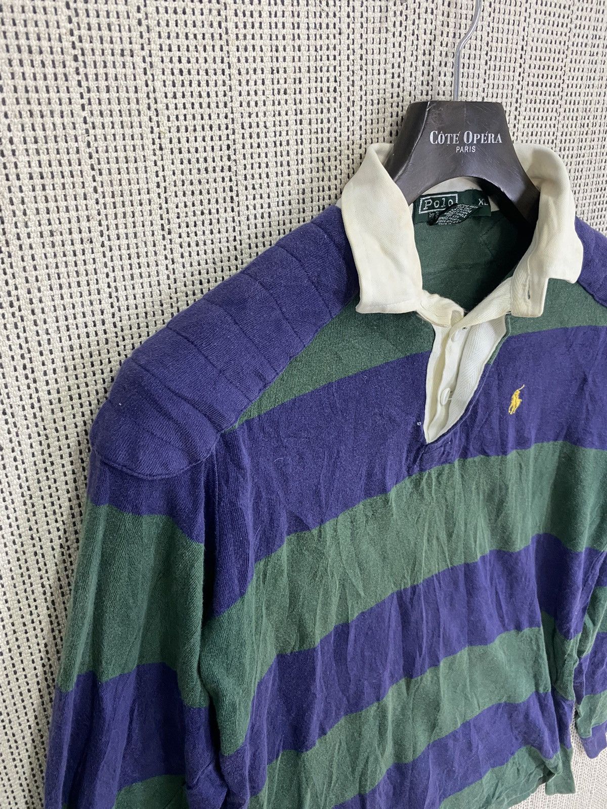 Polo Ralph Lauren × Vintage 80s vintage Polo Ralph Lauren rugby very rare Size US XL / EU 56 / 4 - 5 Thumbnail
