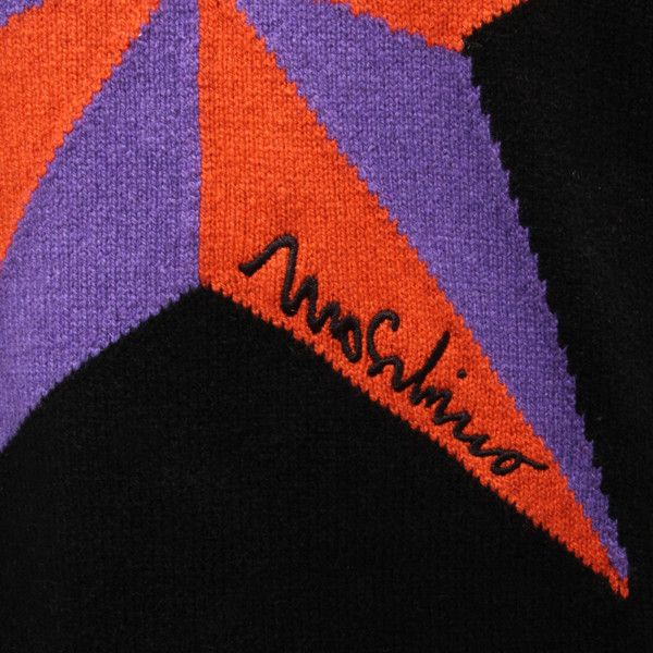 Moschino o1y0225 Logo Sweater in Multicolor Size US M / EU 48-50 / 2 - 2 Thumbnail