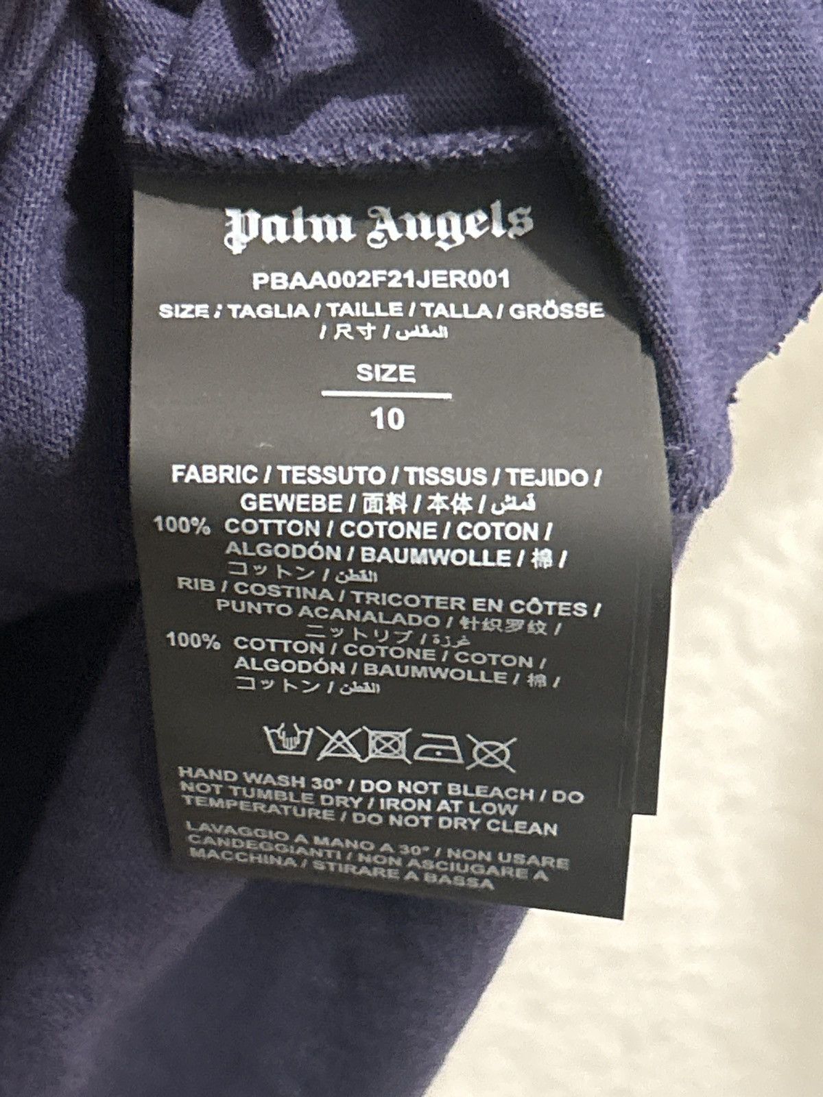 Palm Angels Palm Angels Kids Classic Logo Blue Size 10 Size US XXS / EU 40 - 8 Thumbnail
