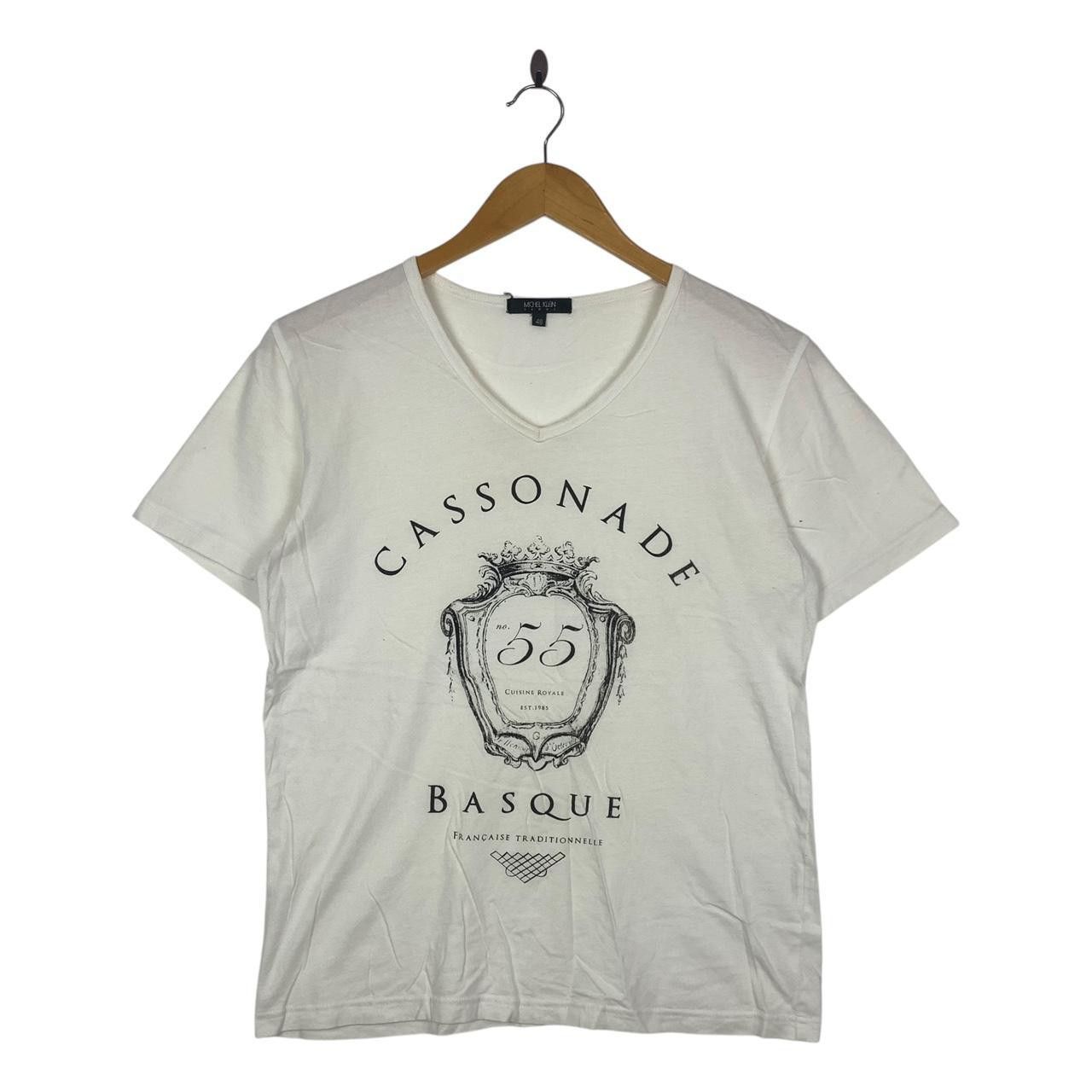 Vintage Vintage MICHEL KLEIN HOMME Collection Cassonade Tee Shirt Size S / US 4 / IT 40 - 1 Thumbnail