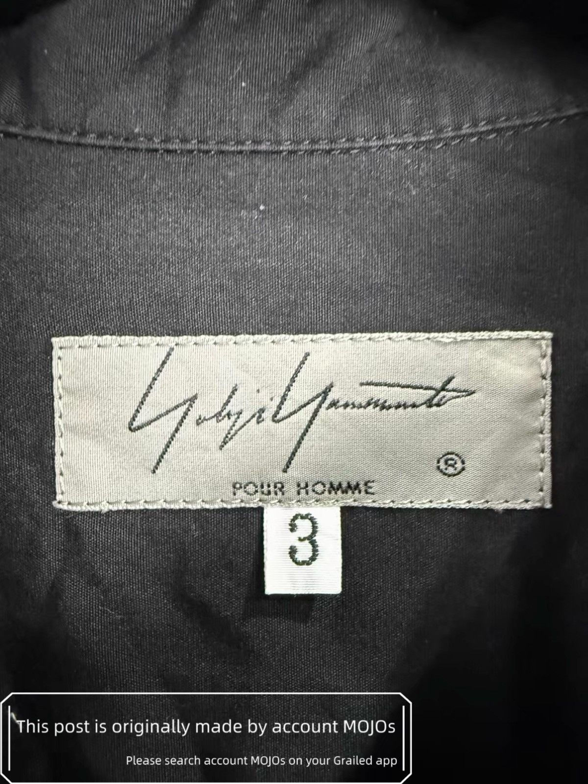 Yohji Yamamoto Sz 3 Yohji Yamamoto Pour Homme Multi Button Shirt mojos4224 Size US L / EU 52-54 / 3 - 3 Thumbnail