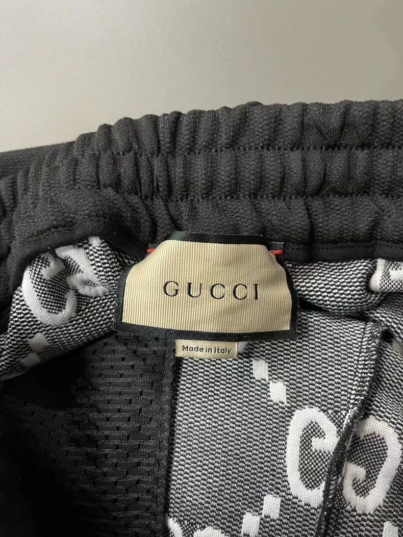 Gucci Gucci Black Patterned Long Pants with Stripes-2505 Size US 26 / EU 42 - 5 Thumbnail