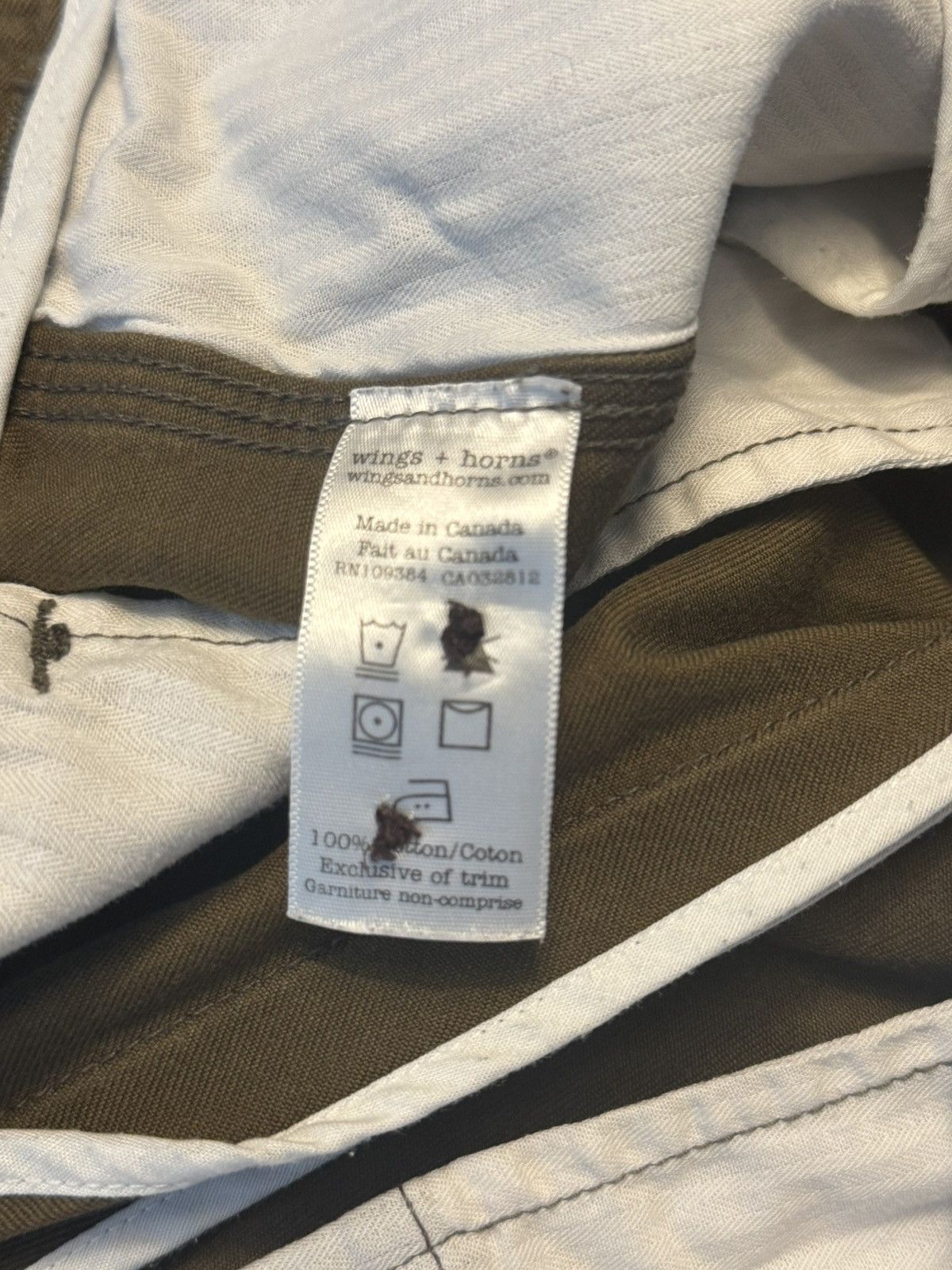 Wings + Horns Wings + Horns Slim Chino Size US 31 - 3 Thumbnail