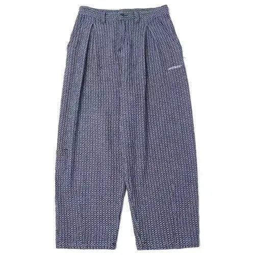 Japanese Brand 20AW Indigo Union Japan Blue Denim Sashiko Carrot Pants Size US 32 / EU 48 - 2 Thumbnail